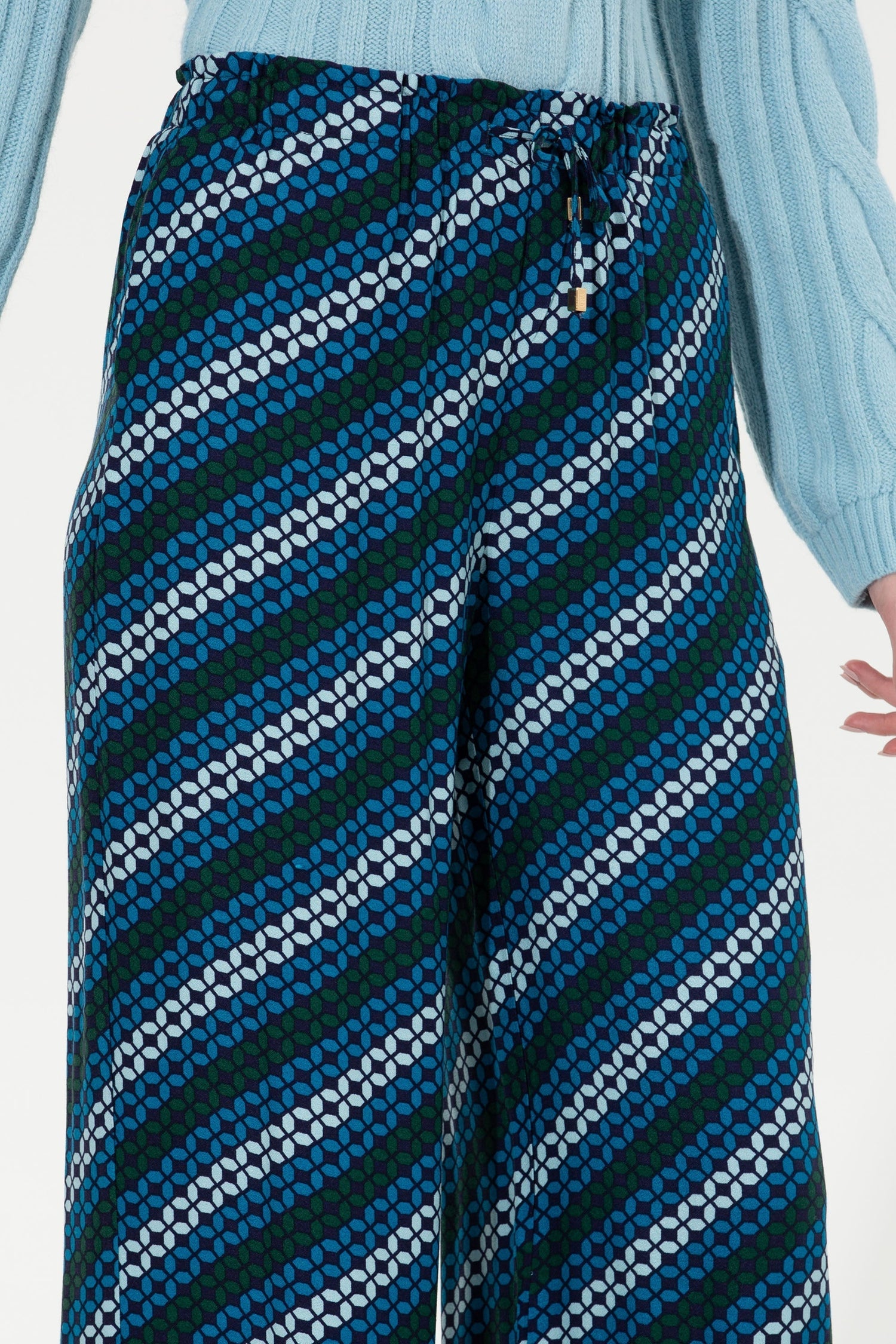 Light Blue Wide Trouser U.S. Polo Assn.