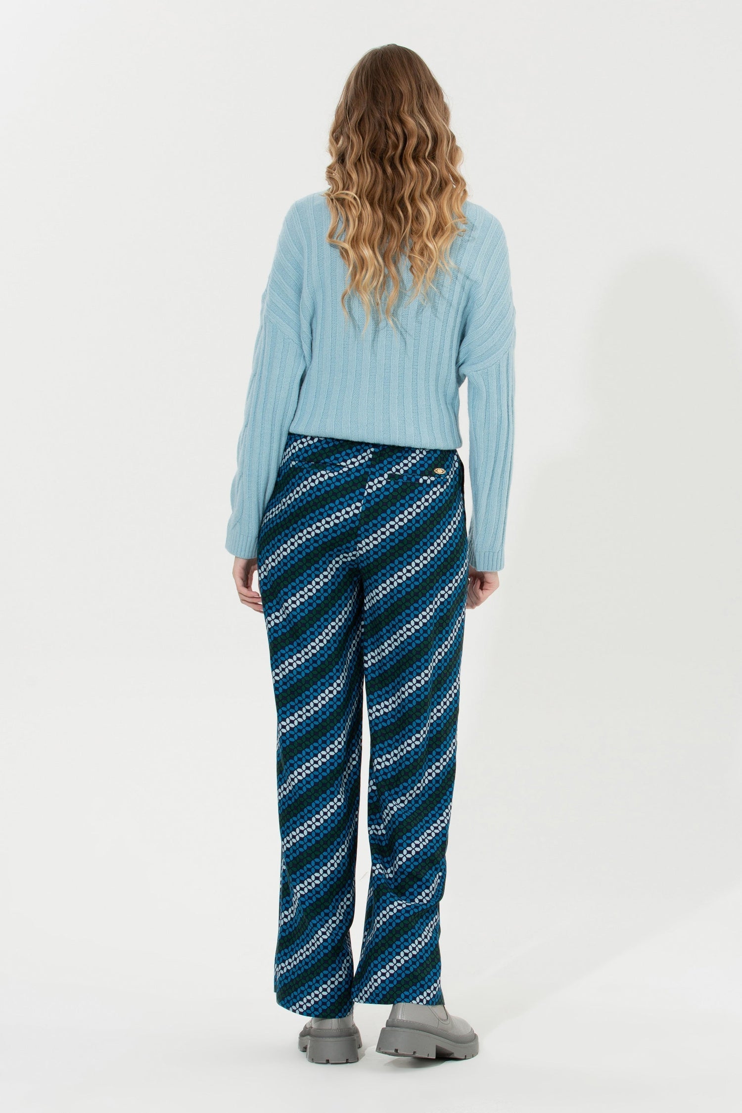 Light Blue Wide Trouser U.S. Polo Assn.