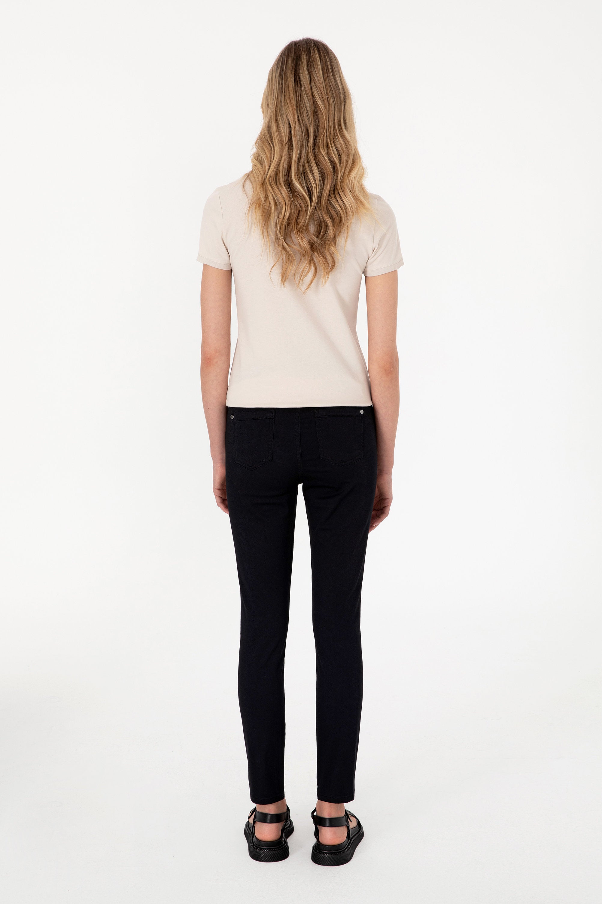 U.S. Polo Assn._Black Denim Style Trouser_G082SZ0780 2098511_VR046_04