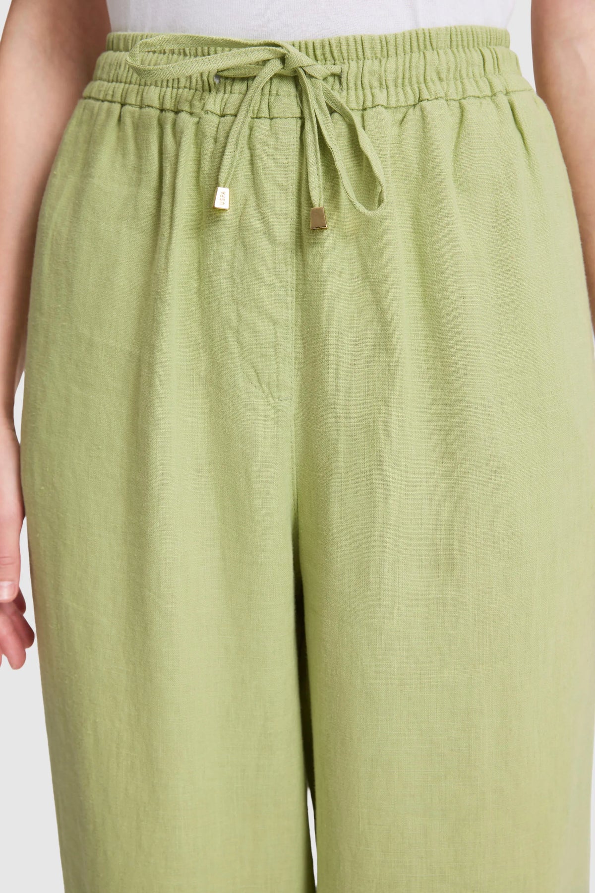 U.S. Polo Assn. Ages Women Sage Wide Leg Drawstring Slip on Trousers SKU: G082SZ0780 PU-9842_VR016 Image 06