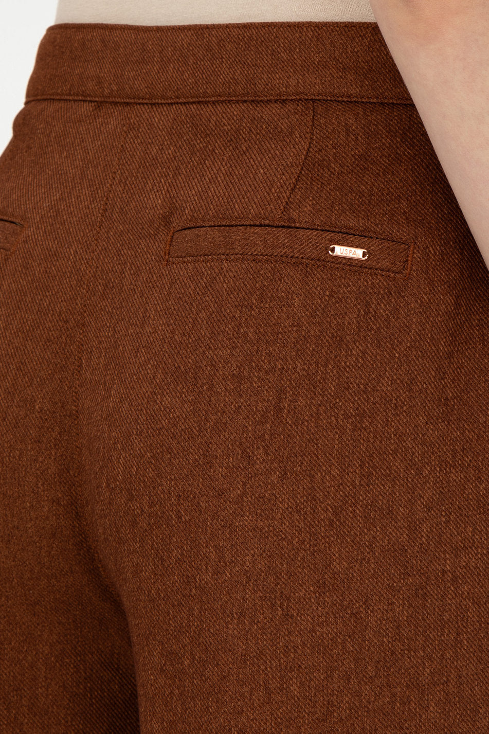 Brown Wide Leg Dress Trousers_G082SZ0780 1945119_VR029_06