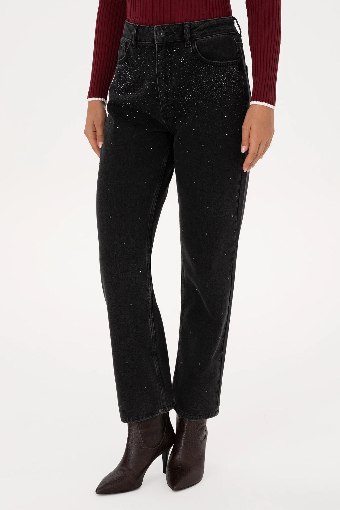 U.S. Polo Assn._Black_Black Denim Trouser_G082SZ0800 2247994_DN0027_02