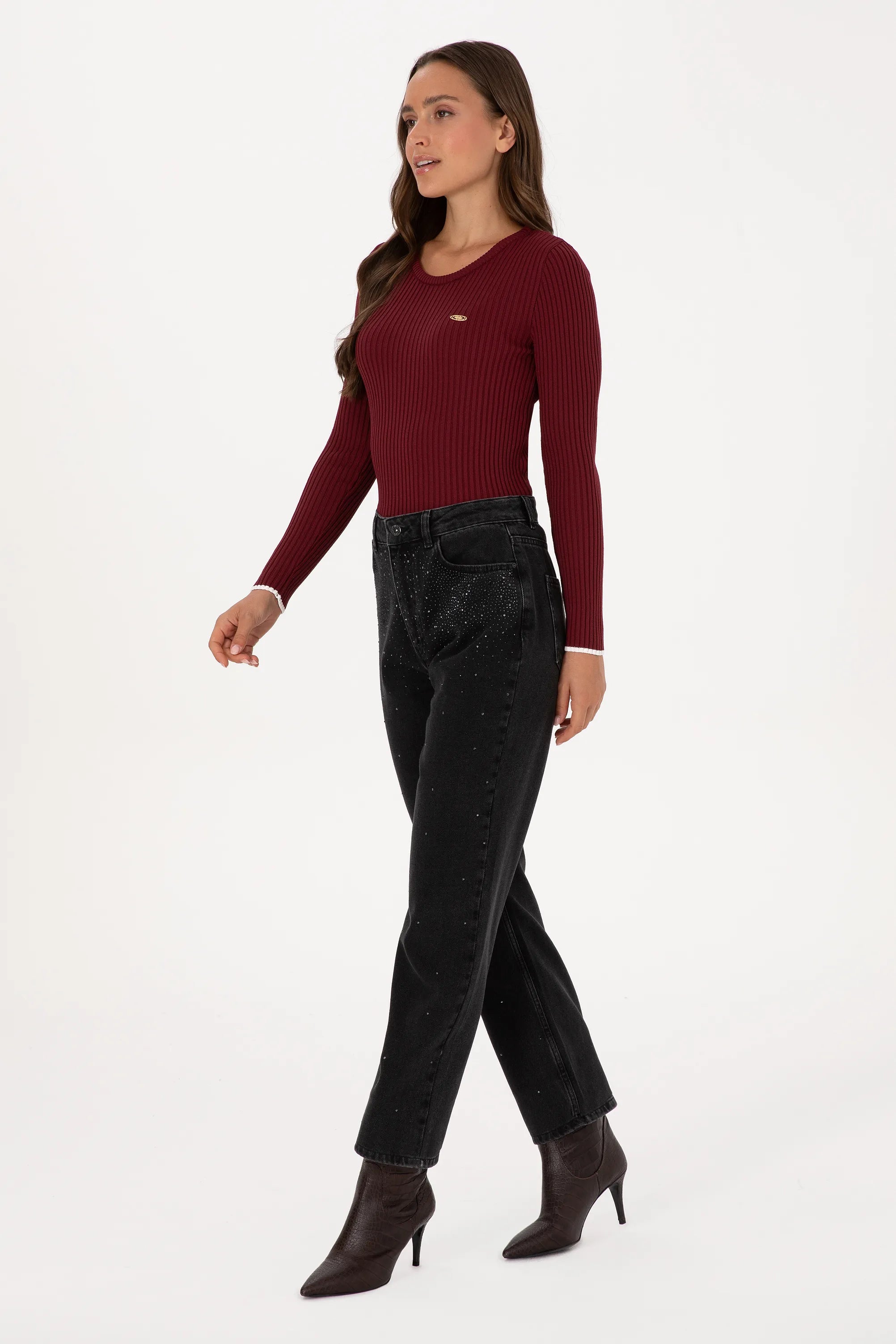 U.S. Polo Assn._Black_Black Denim Trouser_G082SZ0800 2247994_DN0027_03