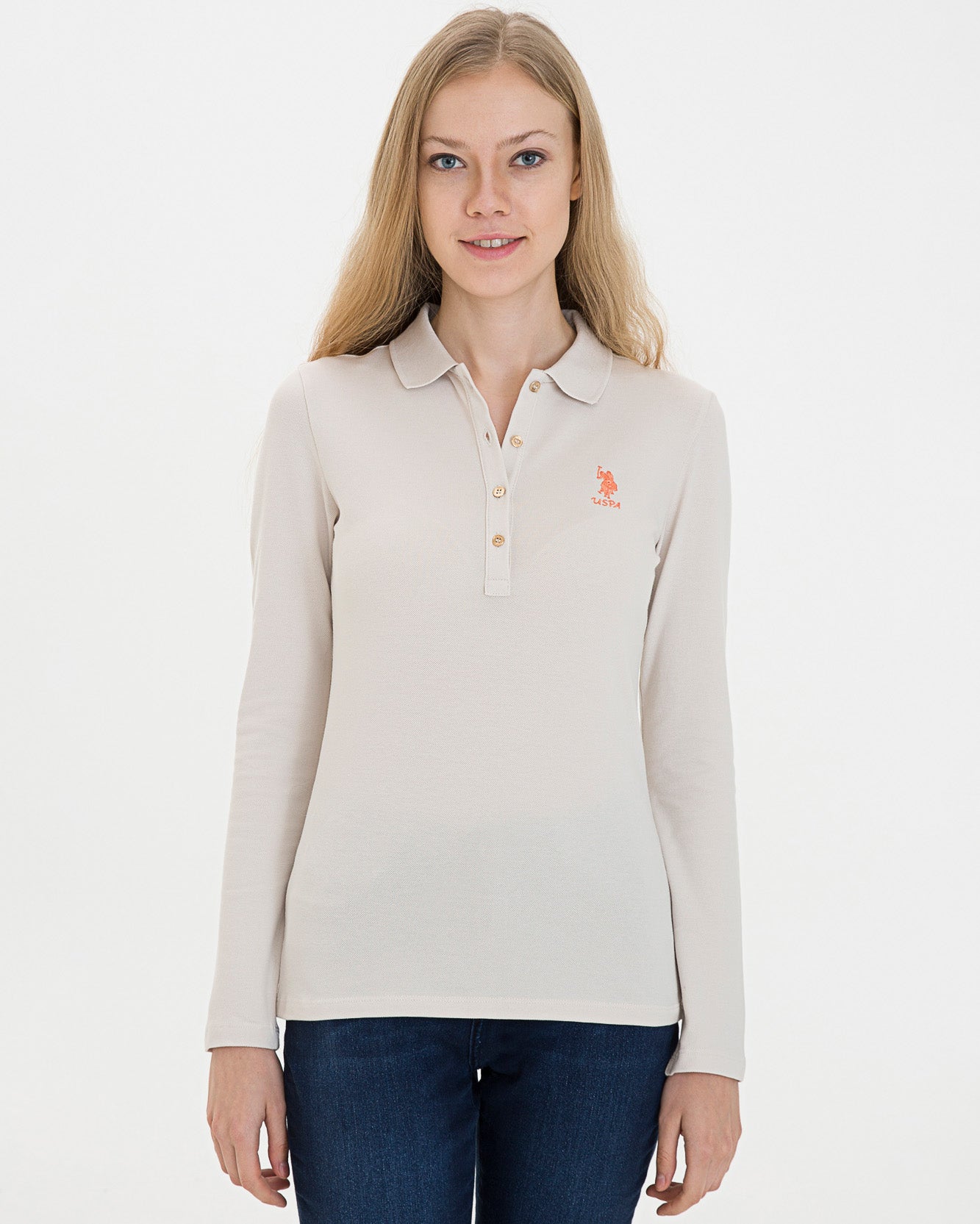 Beige Sweat Shirt U.S. Polo Assn.