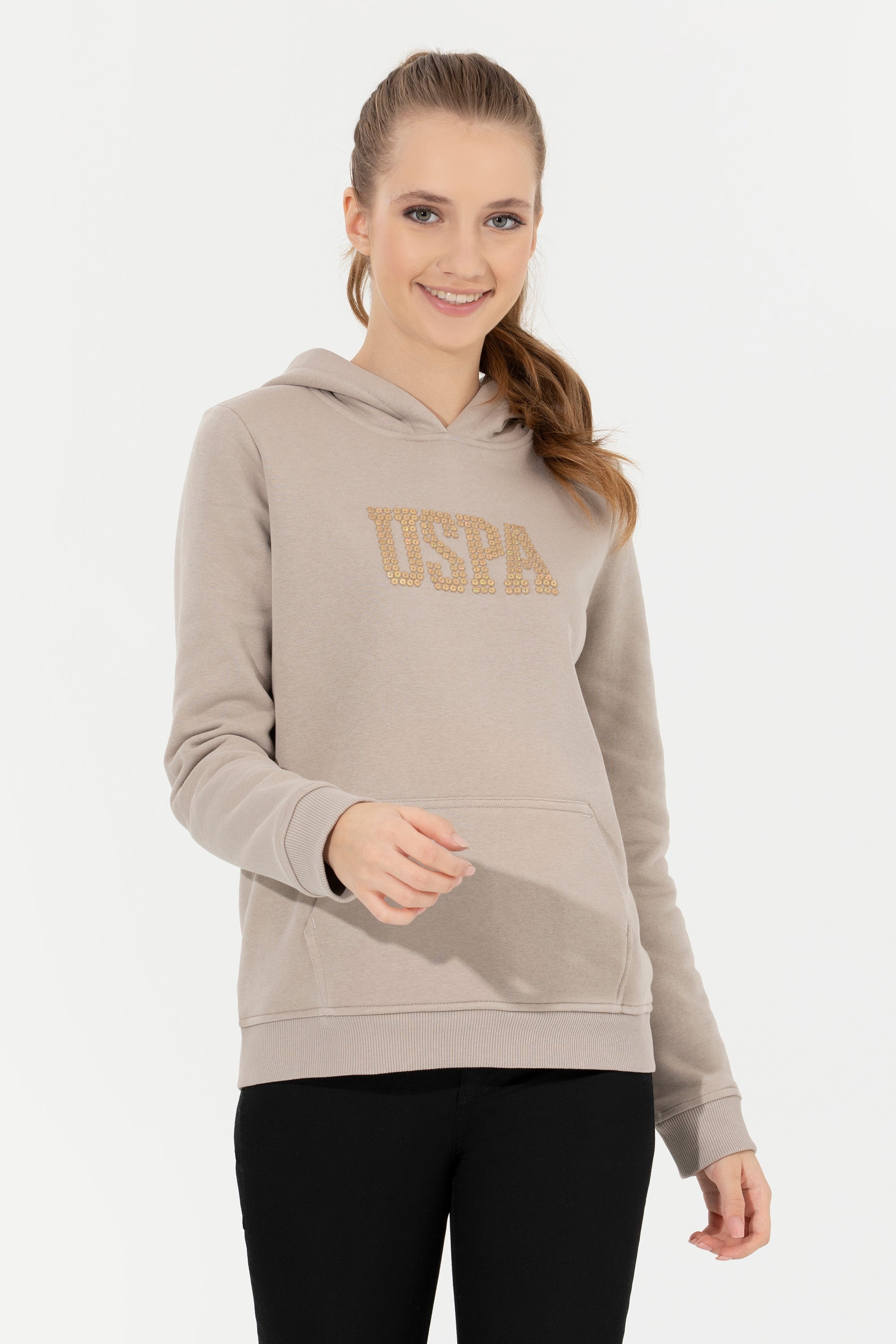 Beige Sweat Shirt U.S. Polo Assn.