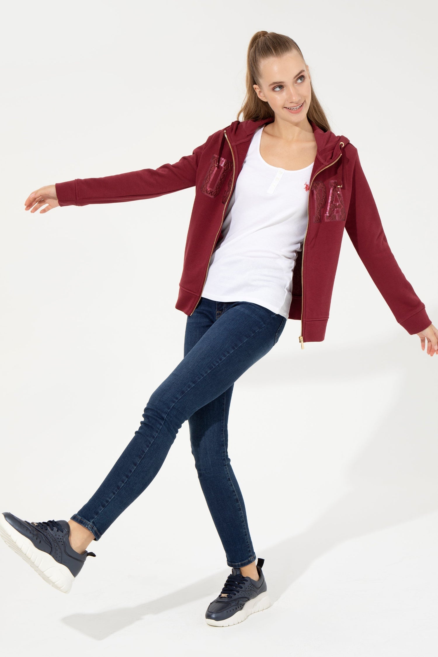 Red Sweat Shirt U.S. Polo Assn.