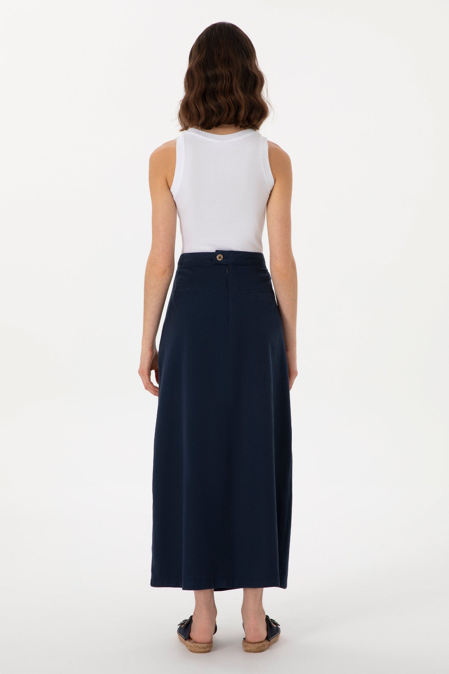 U.S. Polo Assn._Navy Long Skirt_G082SZ0980 2109752_VR033_04