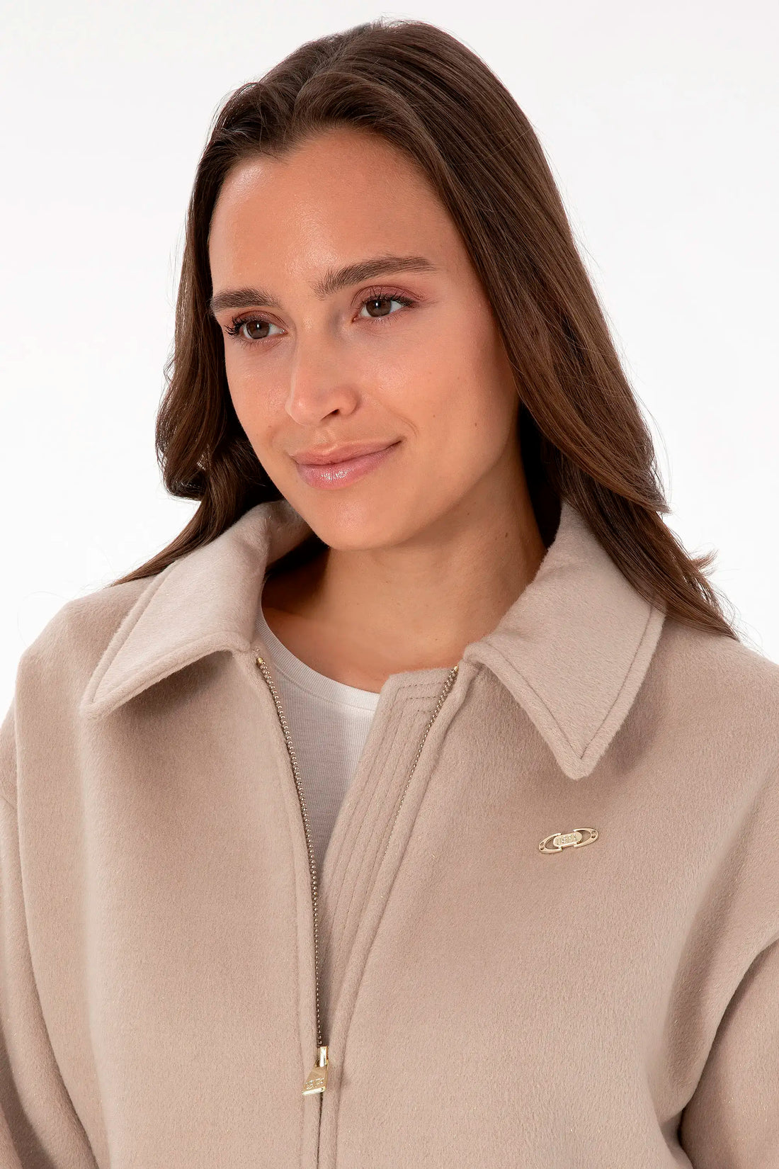 U.S. Polo Assn._Beige_Beige Wool Coat_G082SZ0MS0 2242481_VR088_02