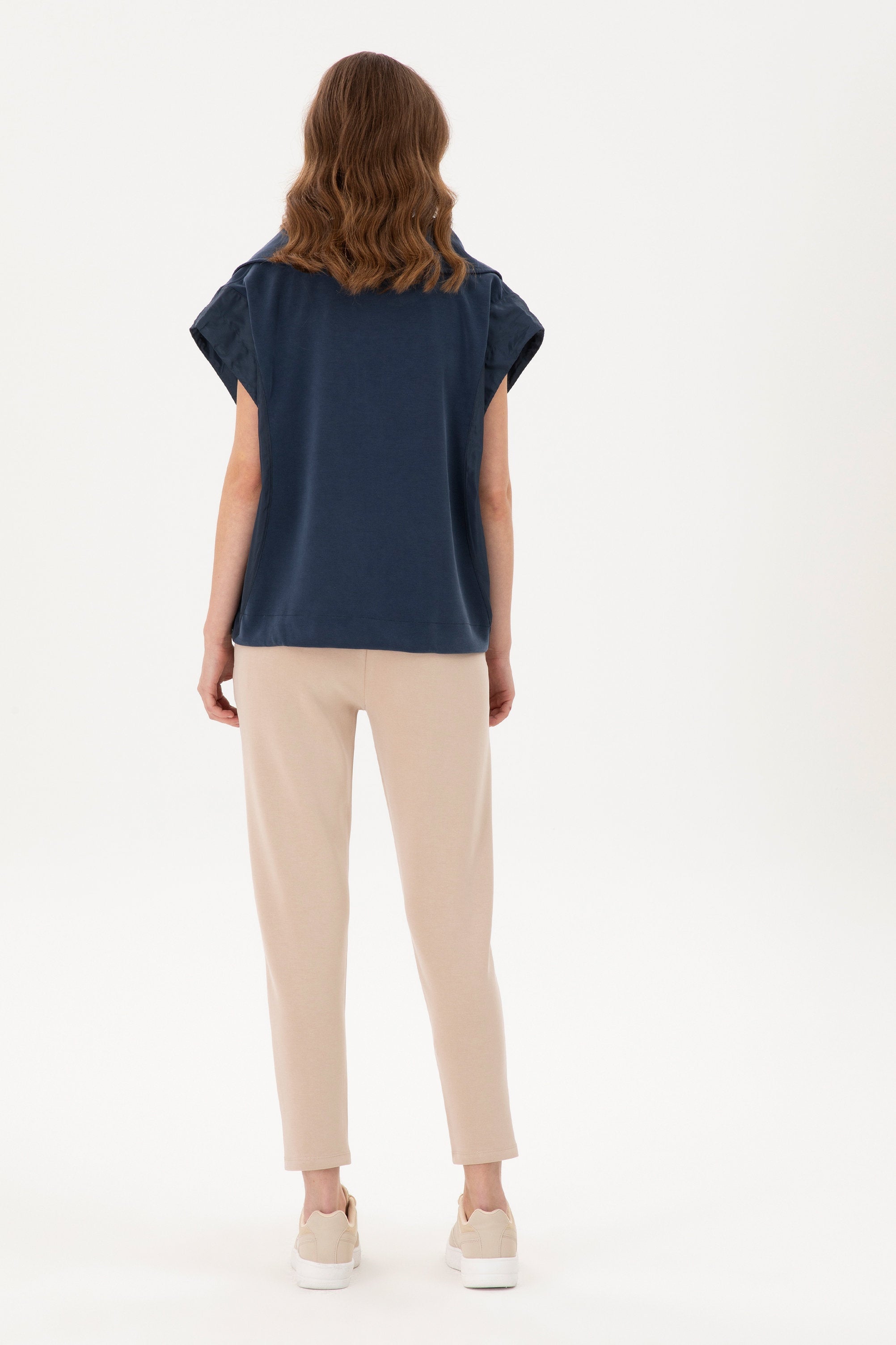 Beige High Waist Sweatpants with Drawstrings_G082SZ0OP0 1963396_VR085_04