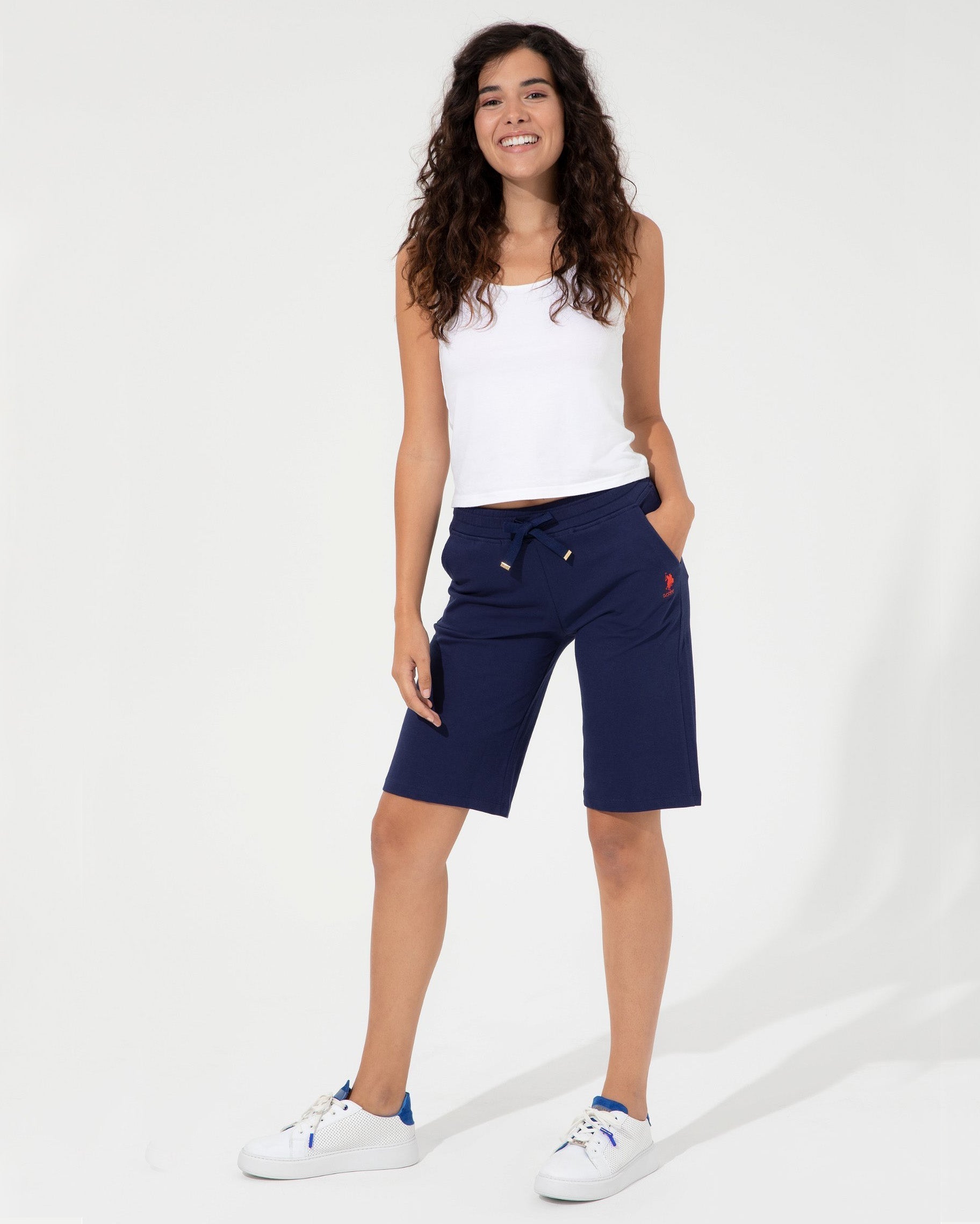 Dark Blue Knitted Shorts U.S. Polo Assn.