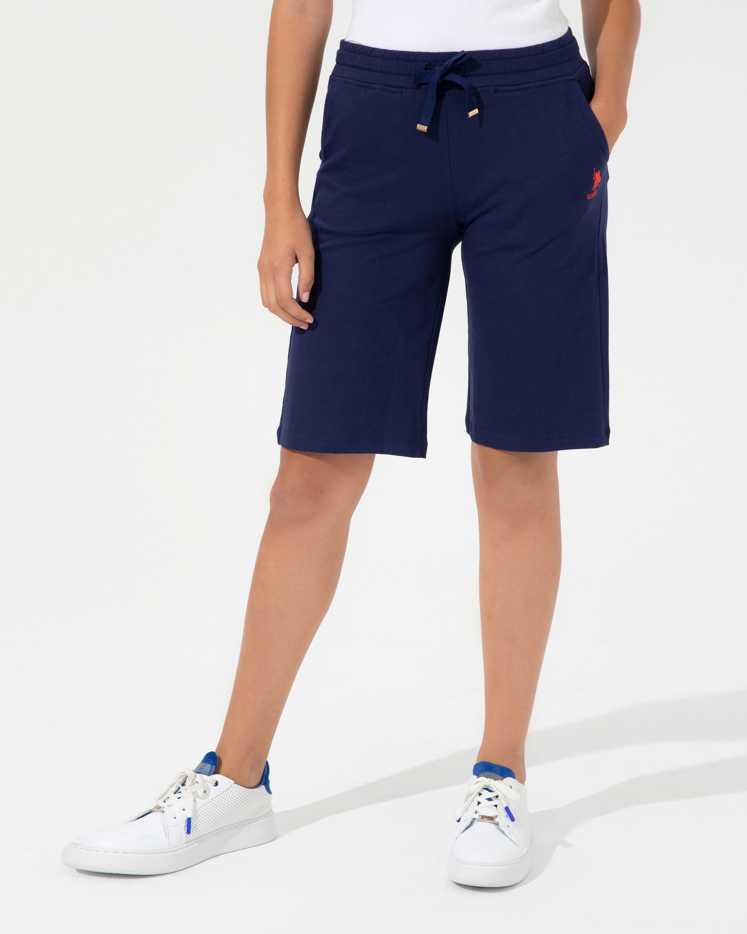 Dark Blue Knitted Shorts U.S. Polo Assn.