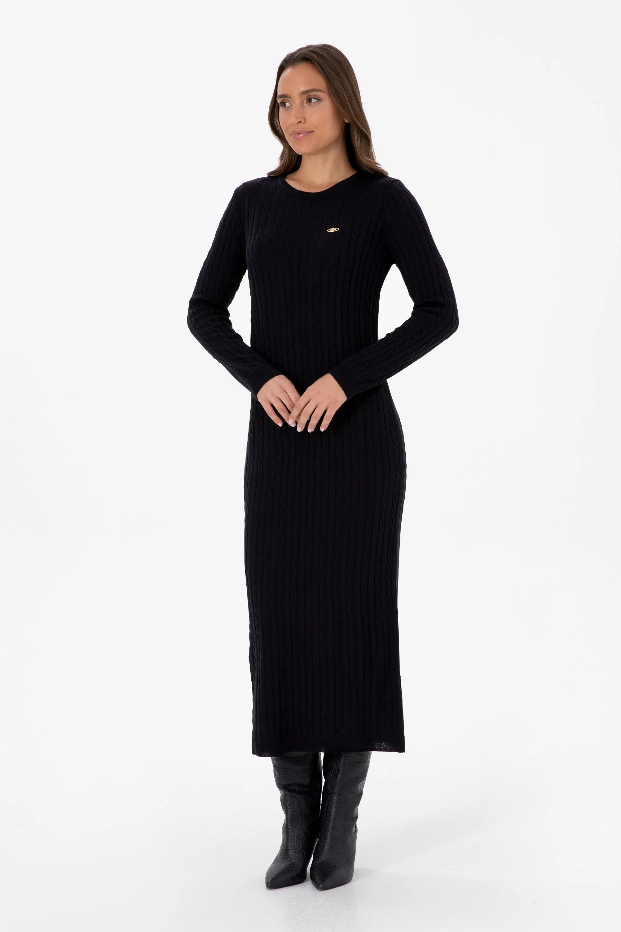 U.S. Polo Assn._Navy_Navy Fitted Midi Dress_G082SZ0TE0 2304856_VR033_03