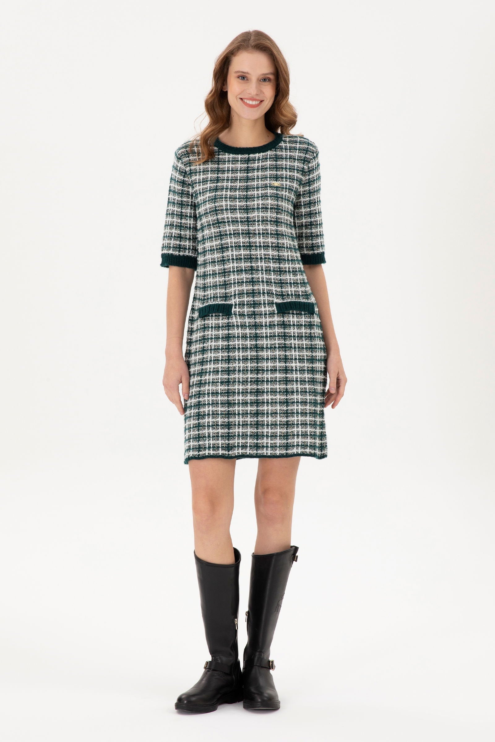 Multi-Color Patterned Short Dress_G082SZ0TE0 1954276_VR079_01