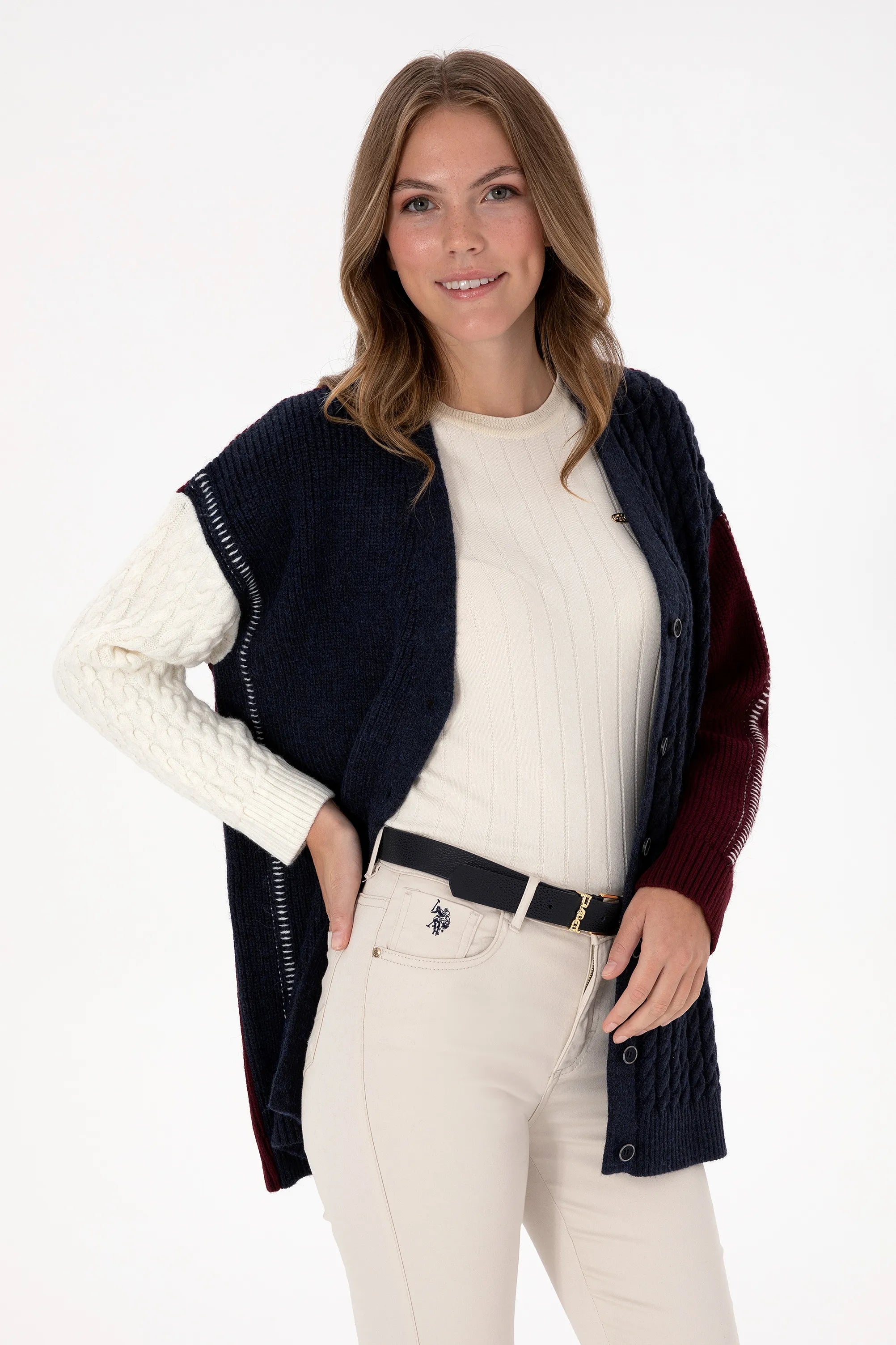 U.S. Polo Assn._Navy_Navy Knitting Cardigan_G082SZ0TH0 2246225_VR033_03