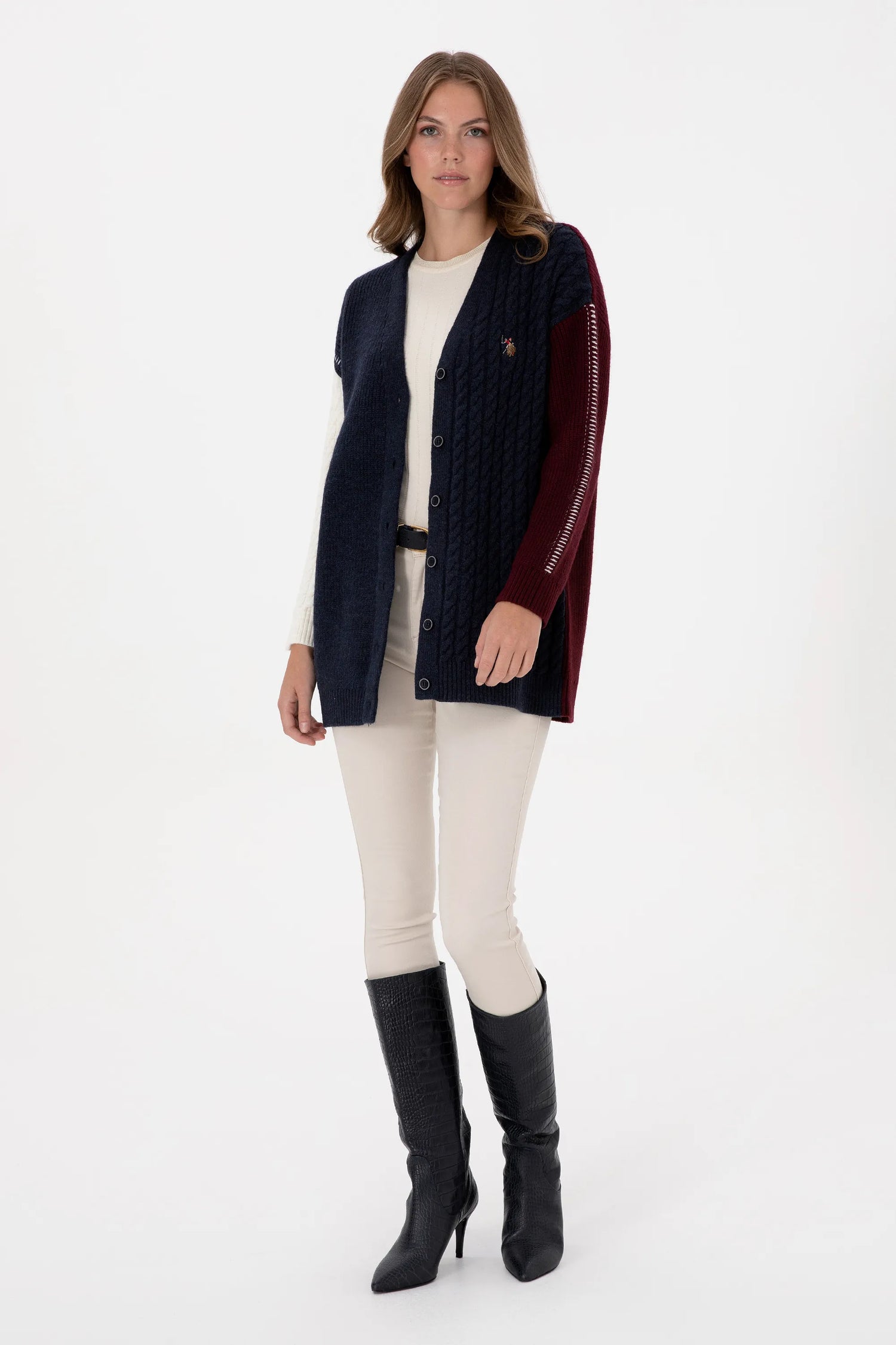 U.S. Polo Assn._Navy_Navy Knitting Cardigan_G082SZ0TH0 2246225_VR033_04