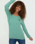 Light Green Knitting Jumper - BEVAVA