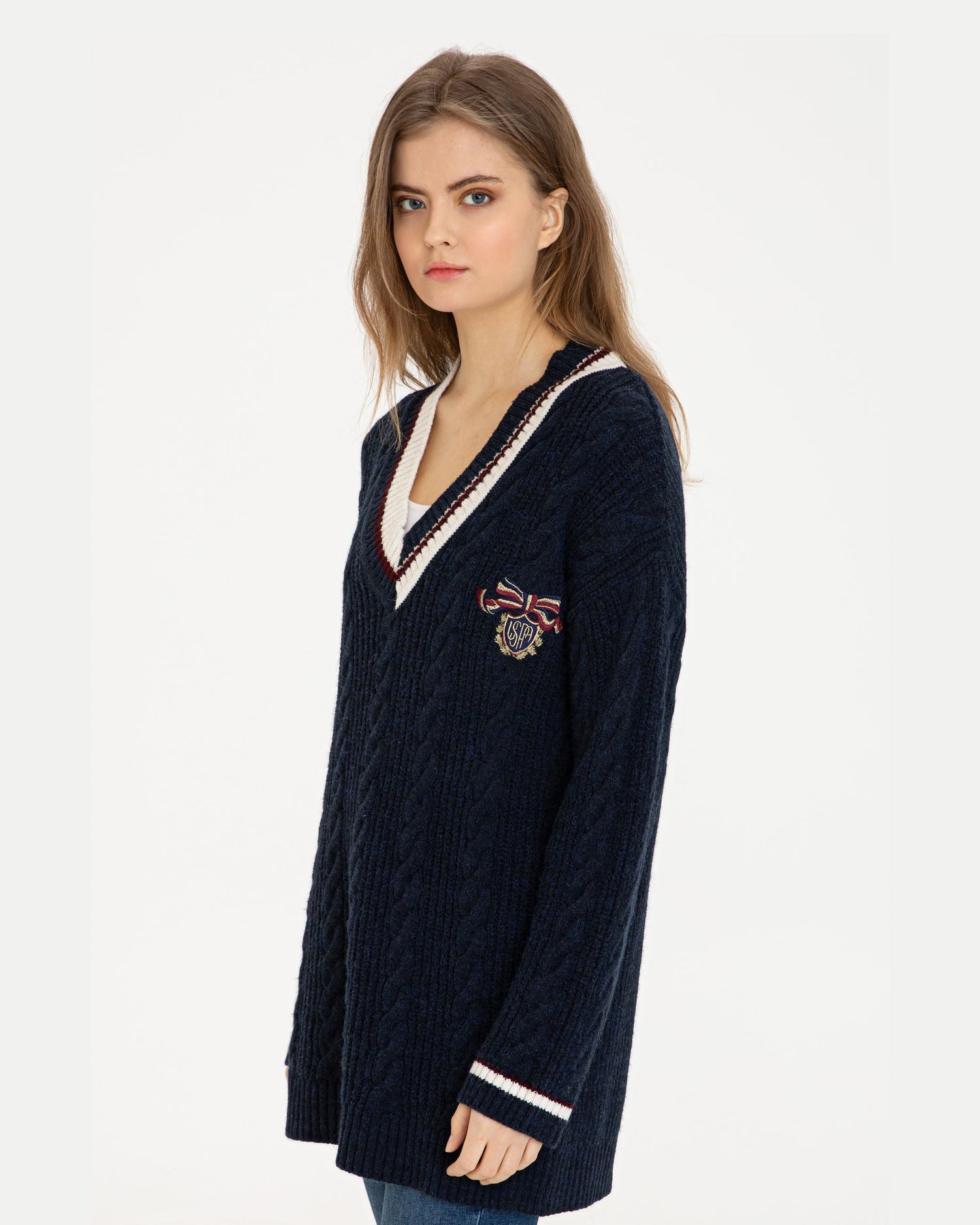 Dark Blue Knitting Jumper U.S. Polo Assn.