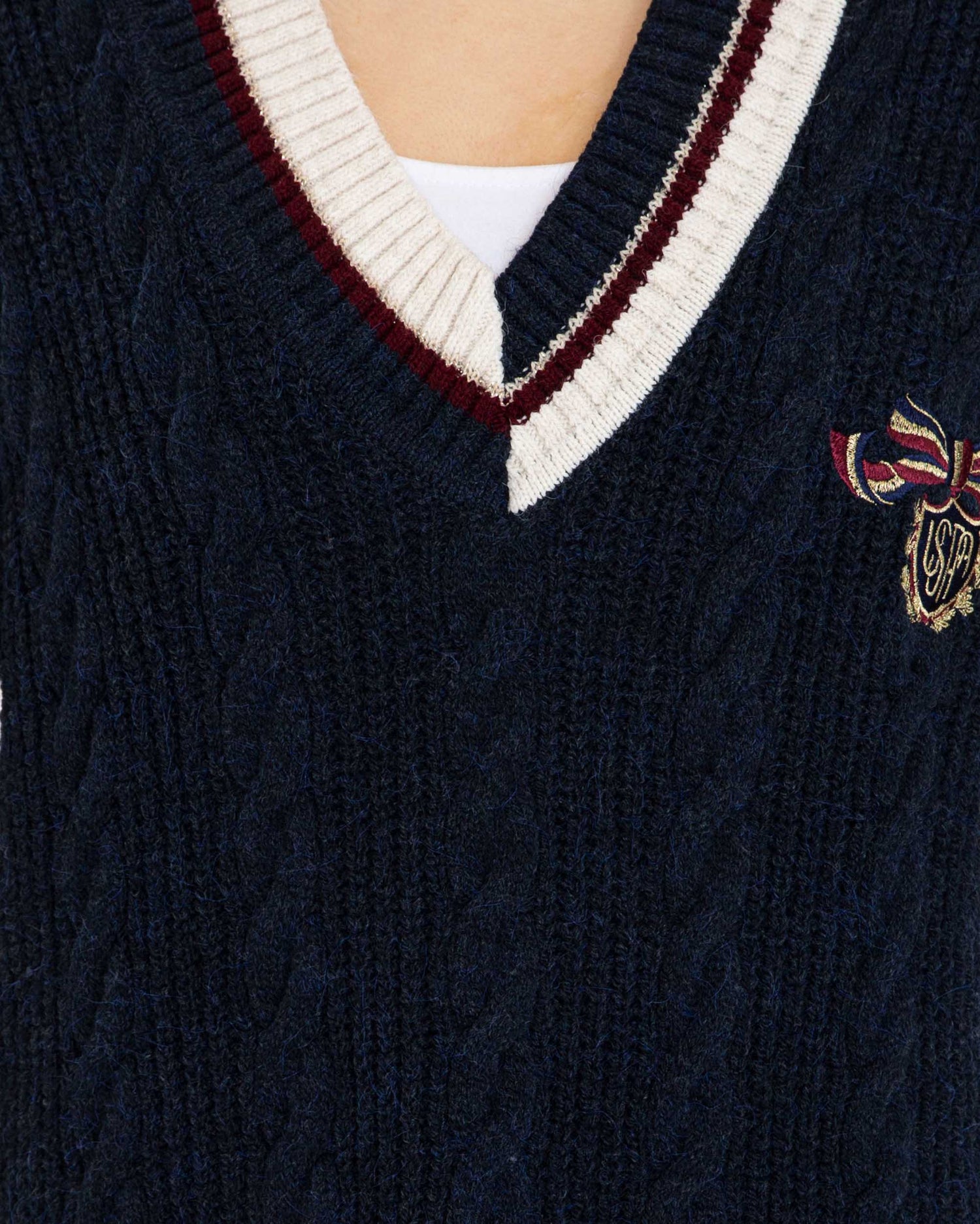 Dark Blue Knitting Jumper U.S. Polo Assn.