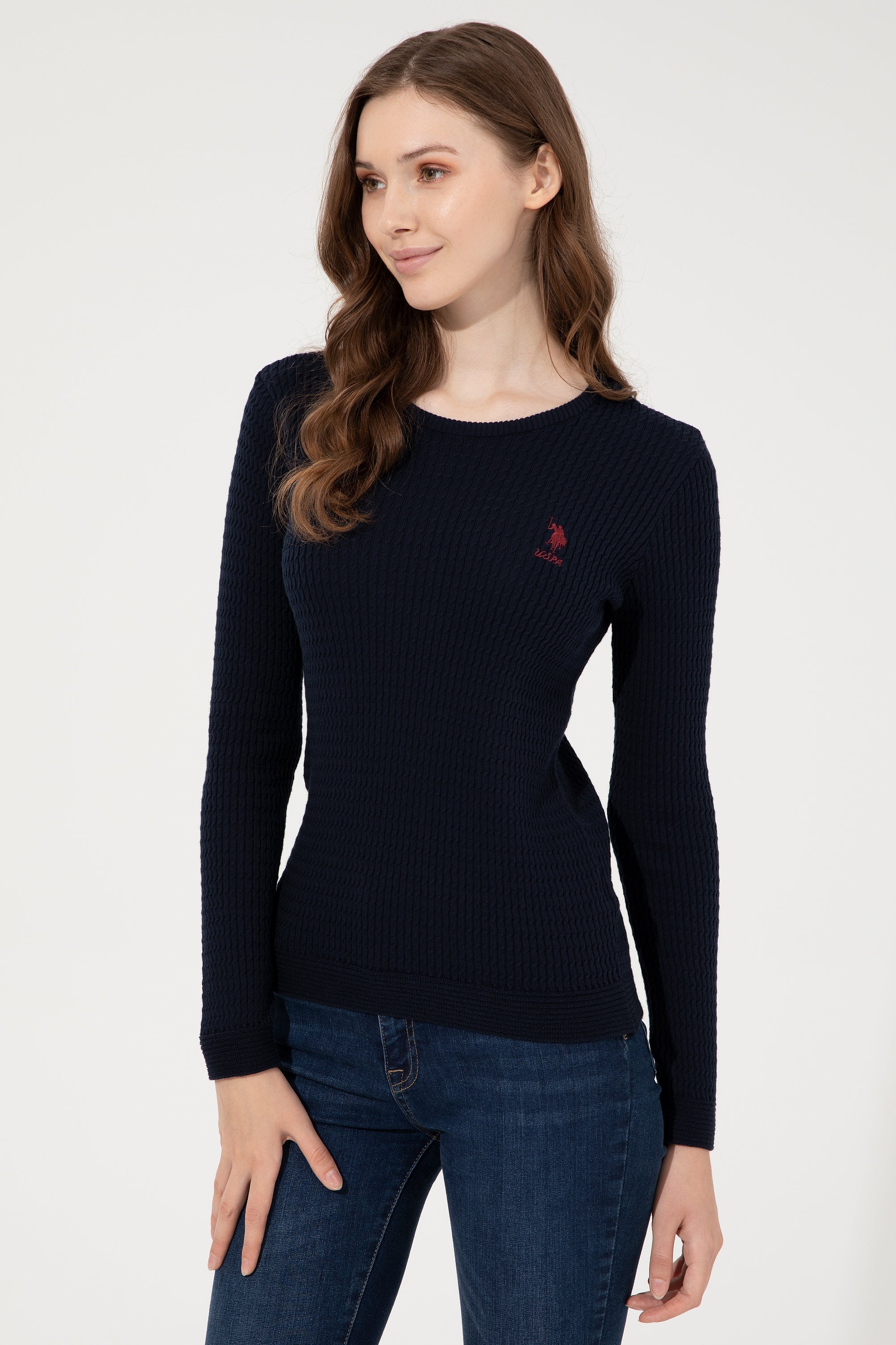Dark Blue Knitting Jumper U.S. Polo Assn.
