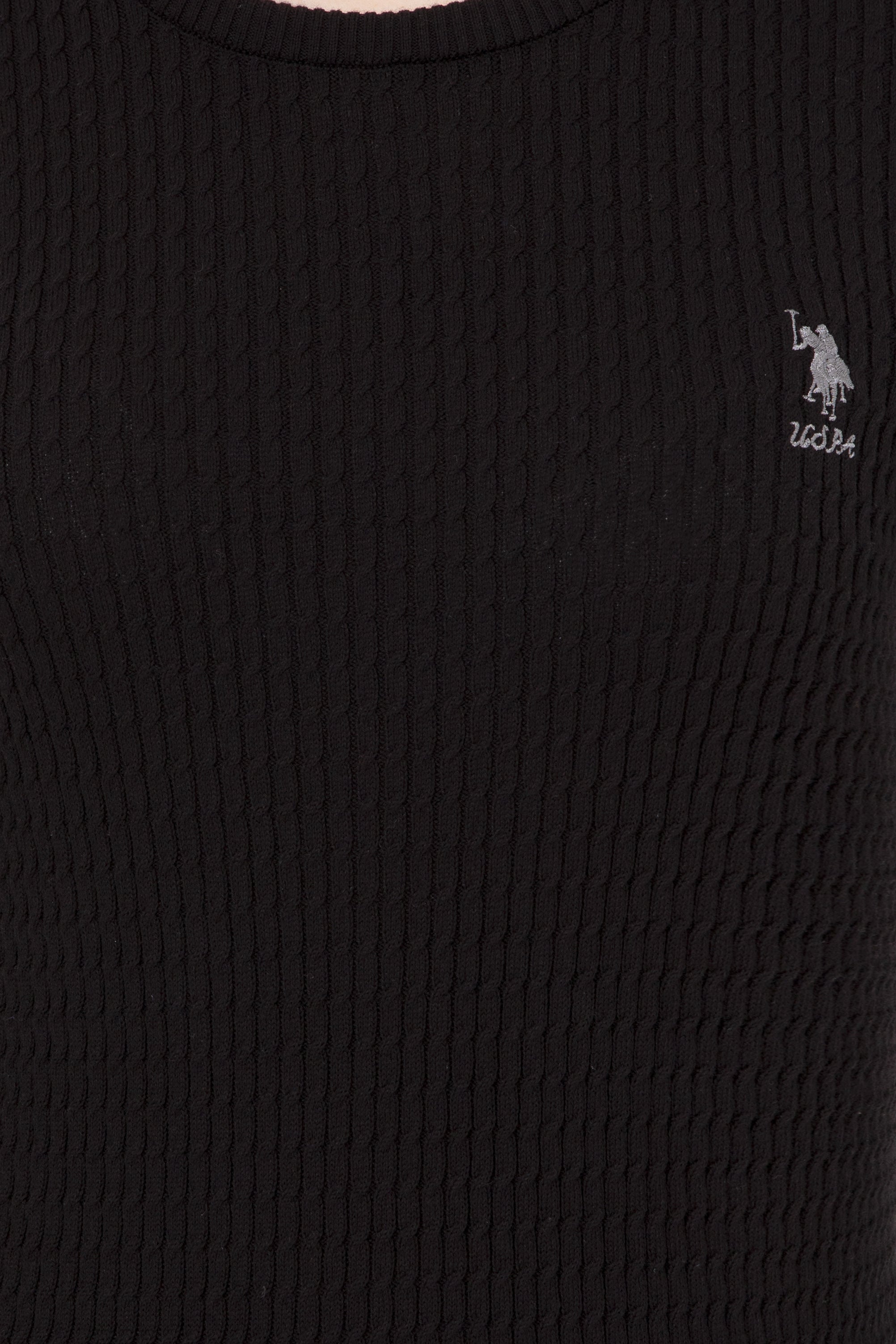 Black Knitting Jumper U.S. Polo Assn.