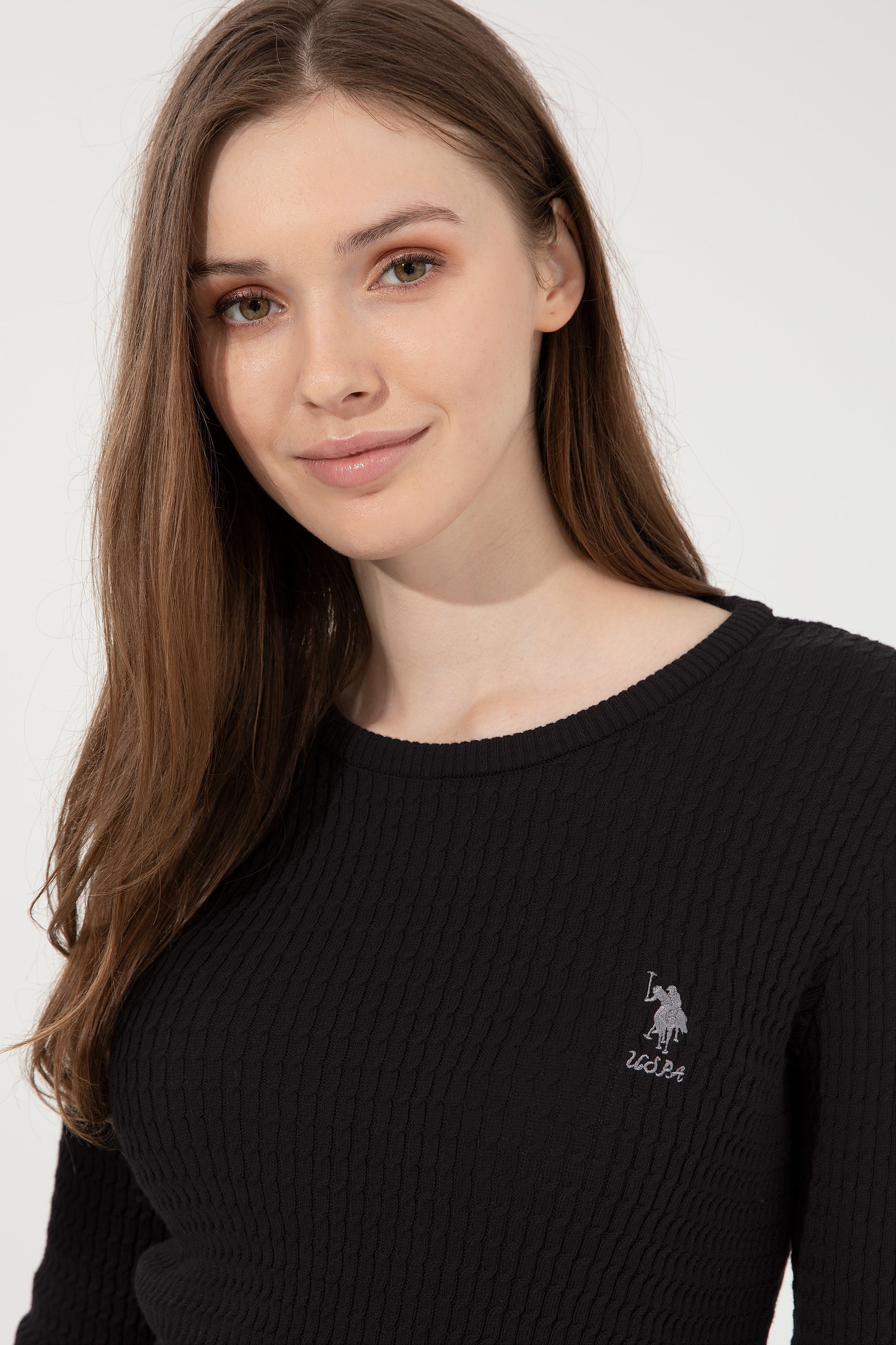 Black Knitting Jumper U.S. Polo Assn.