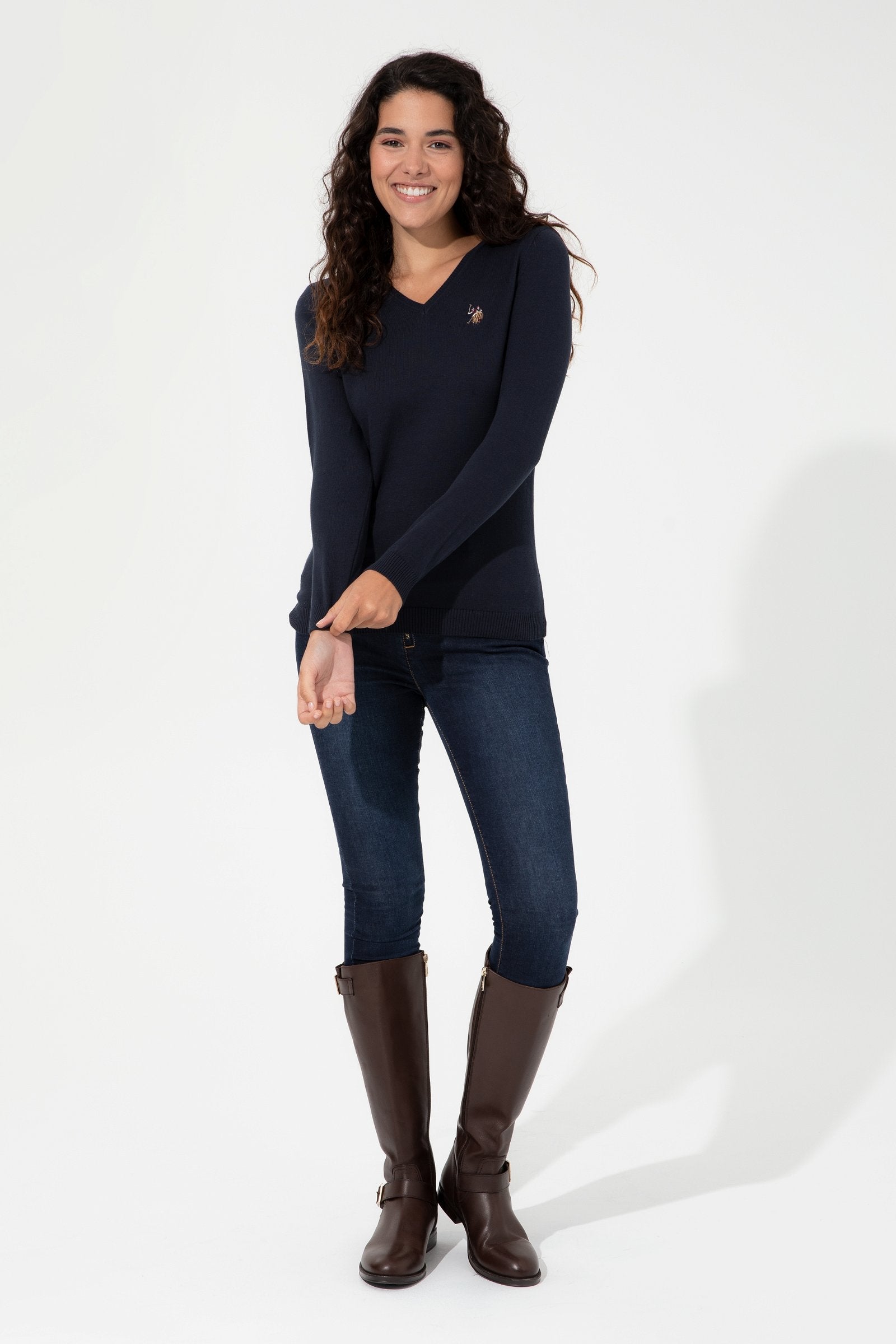 Dark Blue Knitting Jumper U.S. Polo Assn.