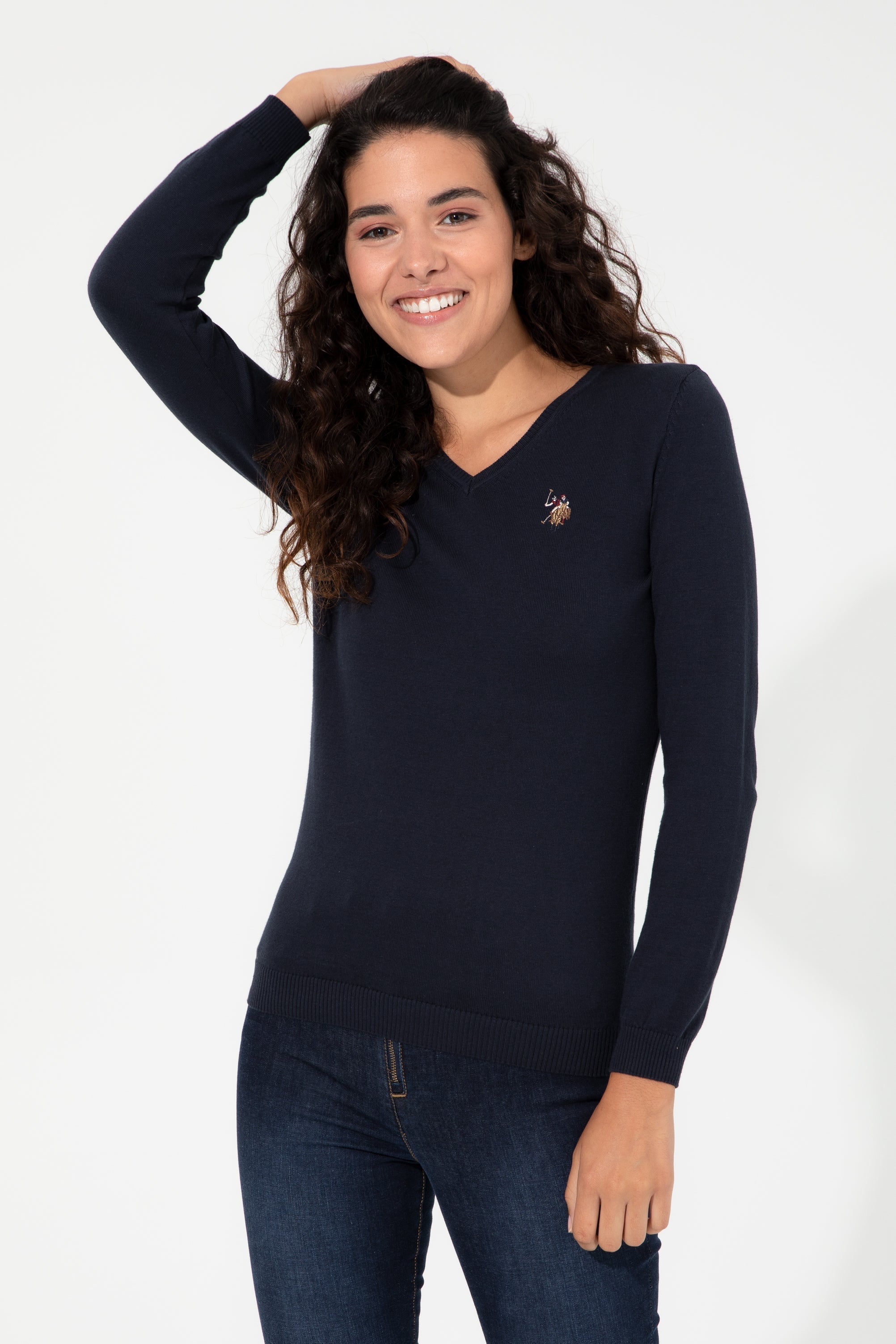 Dark Blue Knitting Jumper U.S. Polo Assn.