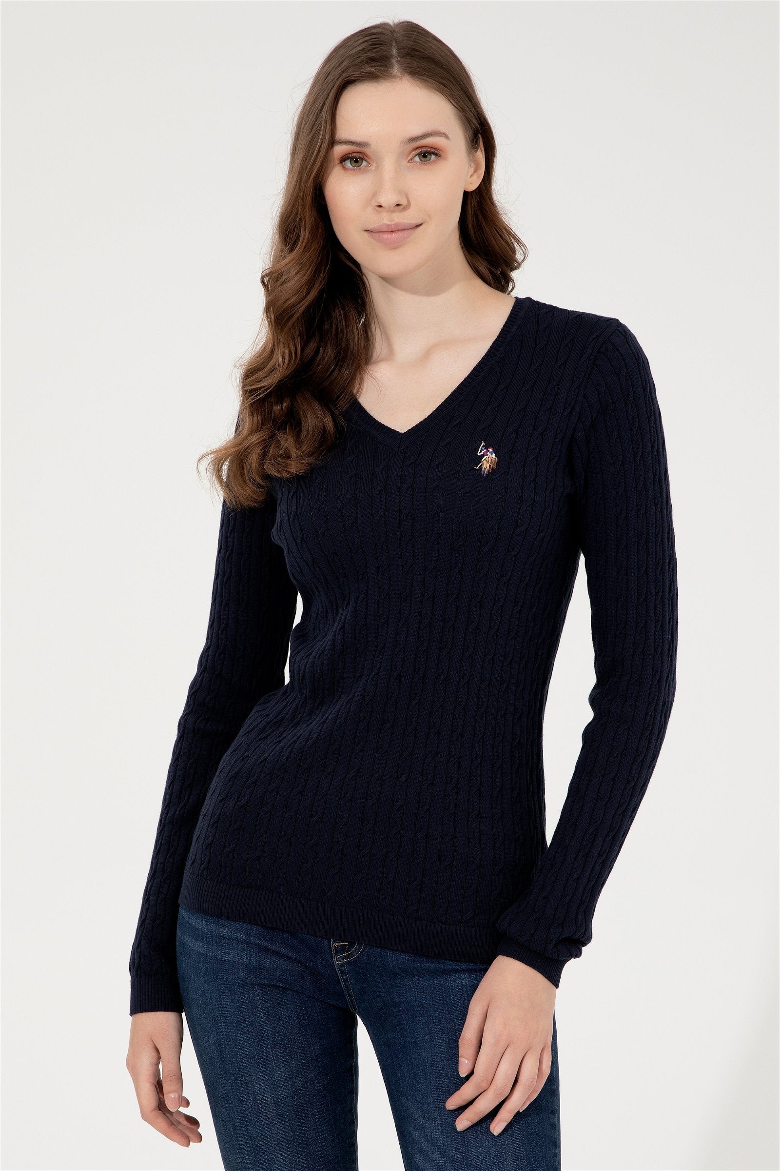 Dark Blue Knitting Jumper U.S. Polo Assn.