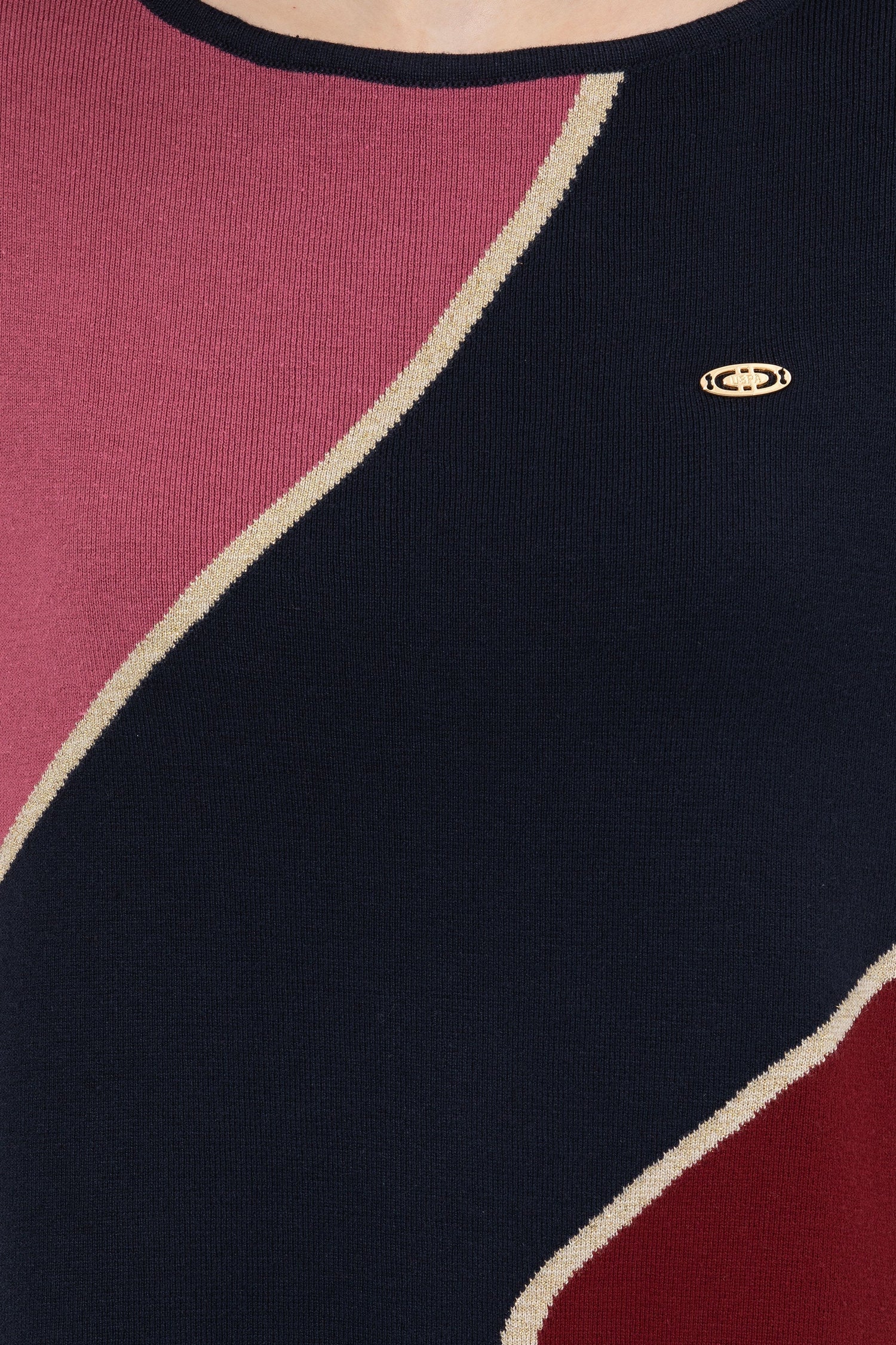 Dark Blue Knitting Jumper