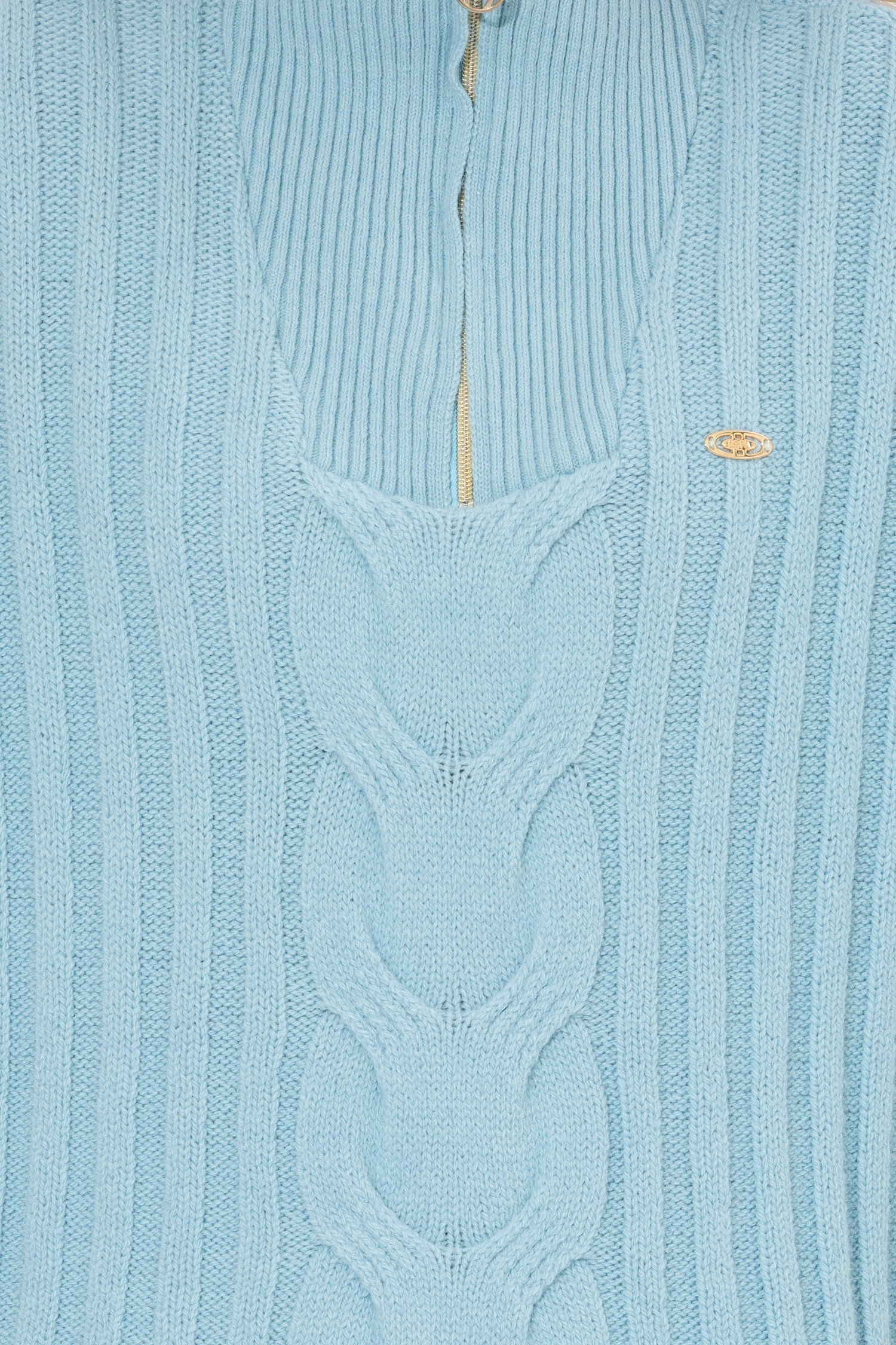 Light Blue Knitting Jumper U.S. Polo Assn.