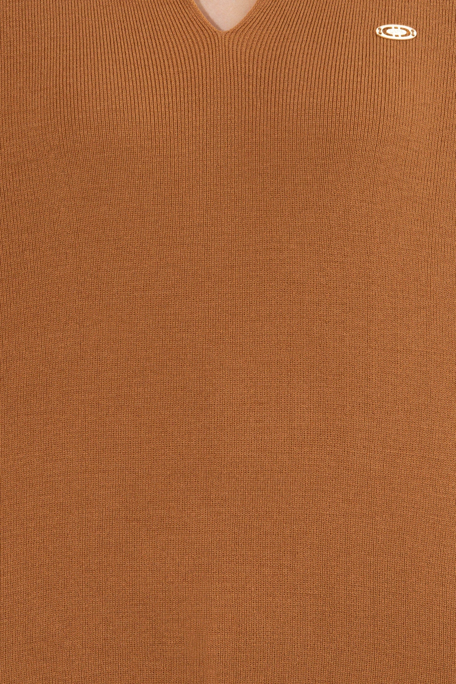 Brown Knitting Jumper U.S. Polo Assn.