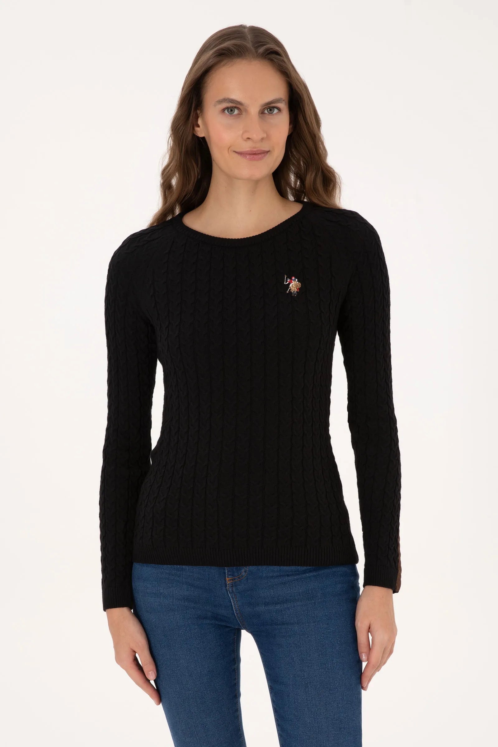 U.S. Polo Assn._Black_Black Knitted Pullover_G082SZ0TK0 2226135_VR046_01