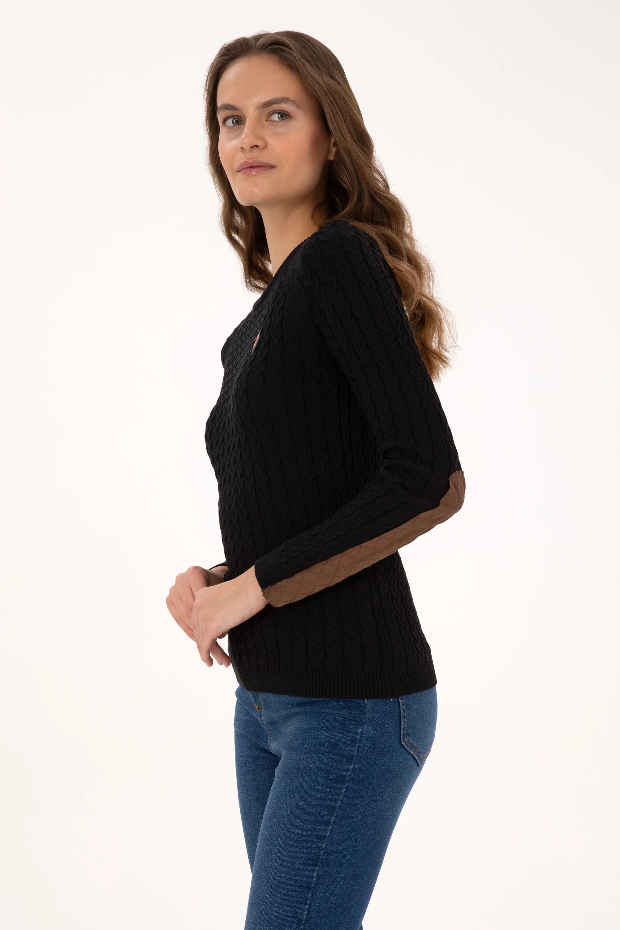 U.S. Polo Assn._Black_Black Knitted Pullover_G082SZ0TK0 2226135_VR046_03