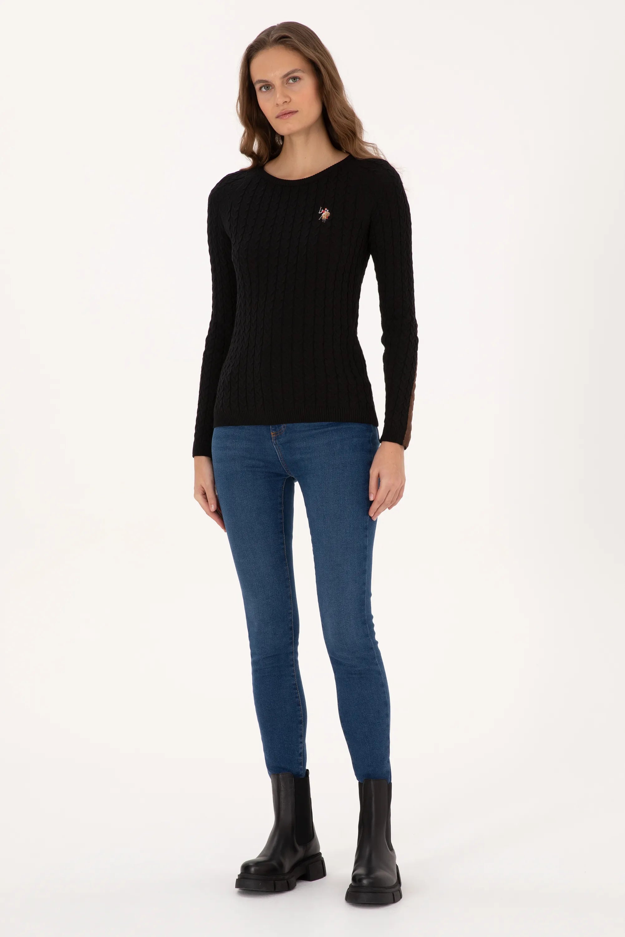 U.S. Polo Assn._Black_Black Knitted Pullover_G082SZ0TK0 2226135_VR046_04