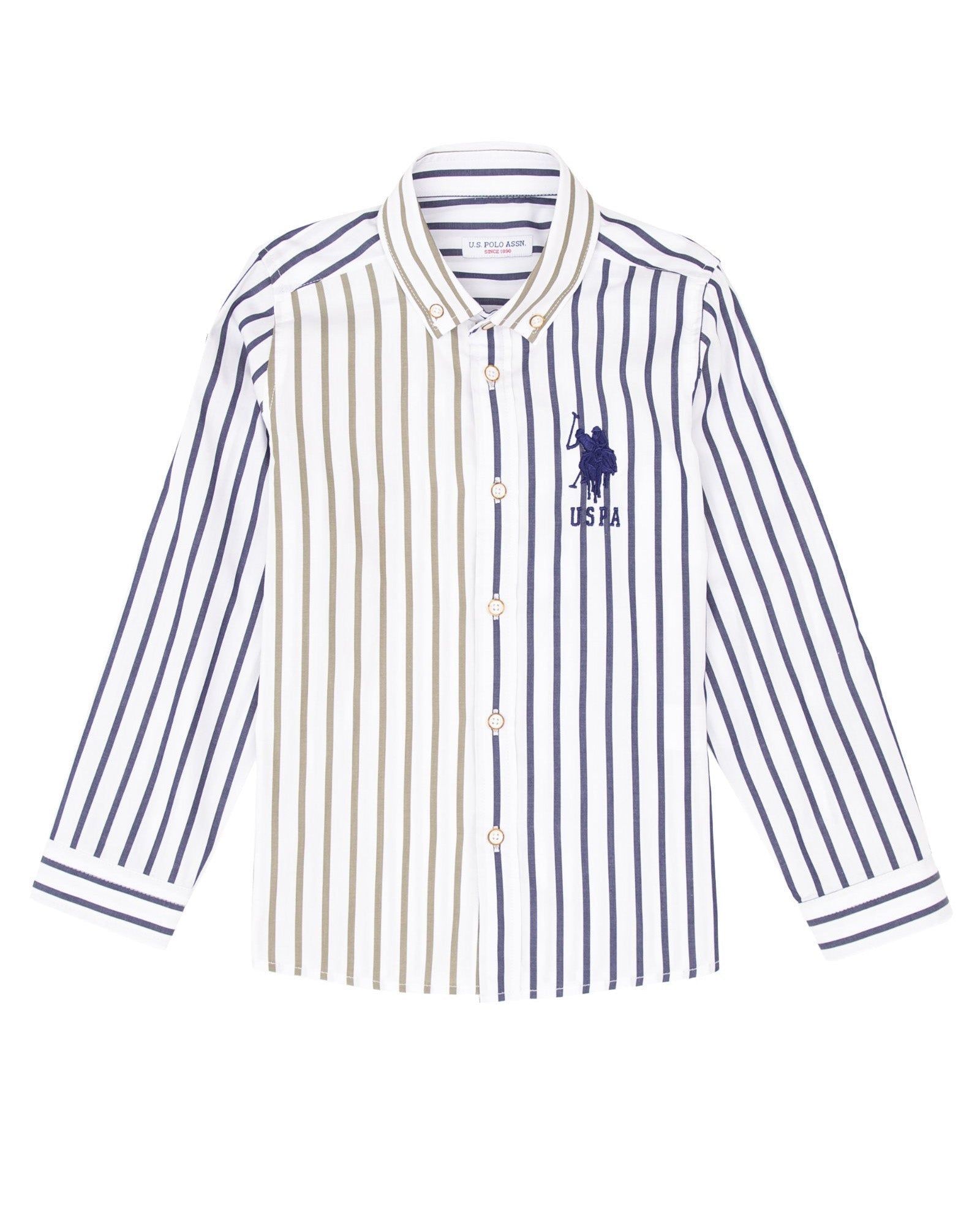 Kaki Shirt Long Sleeve U.S. Polo Assn.