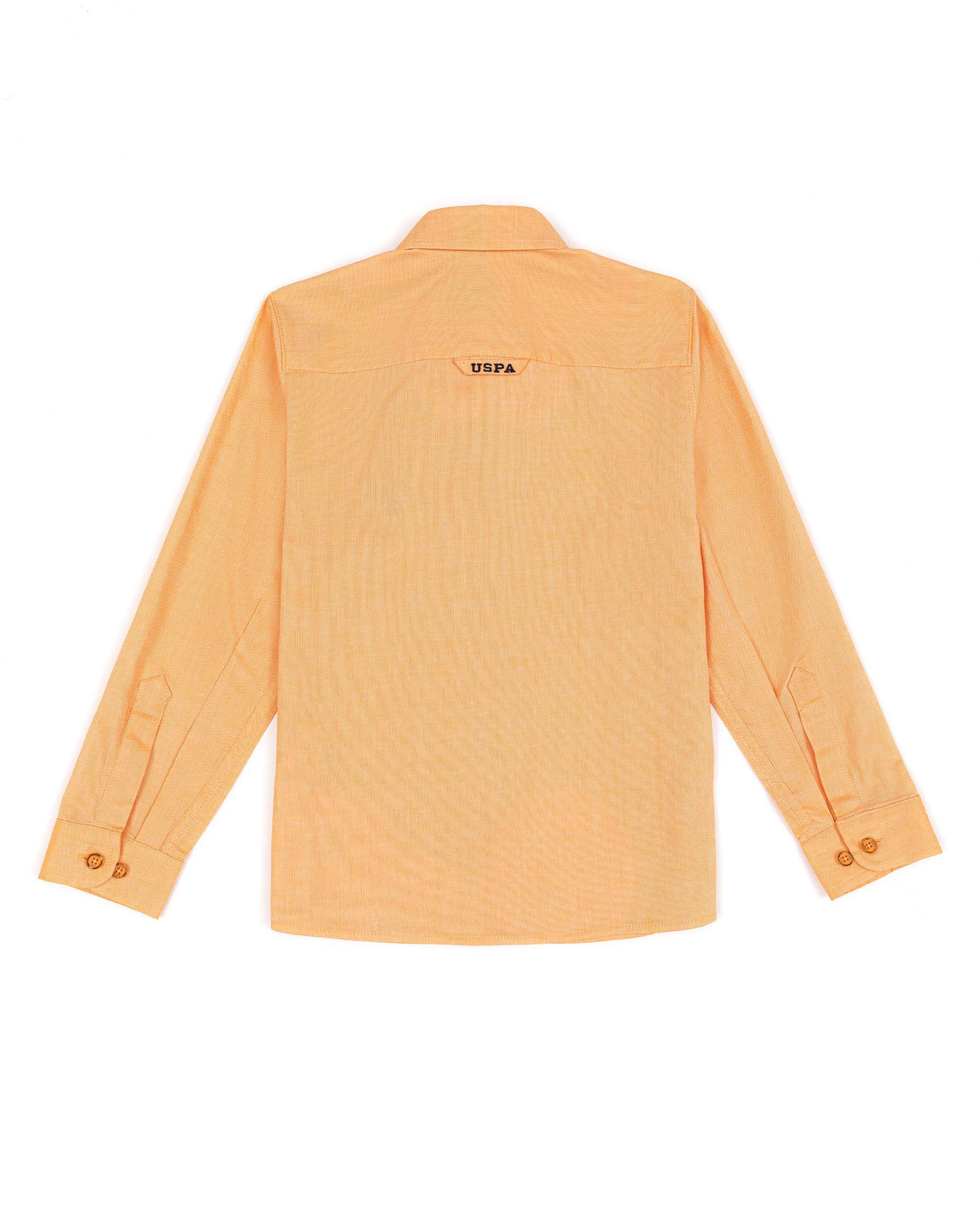 Orange Shirt Long Sleeve U.S. Polo Assn.