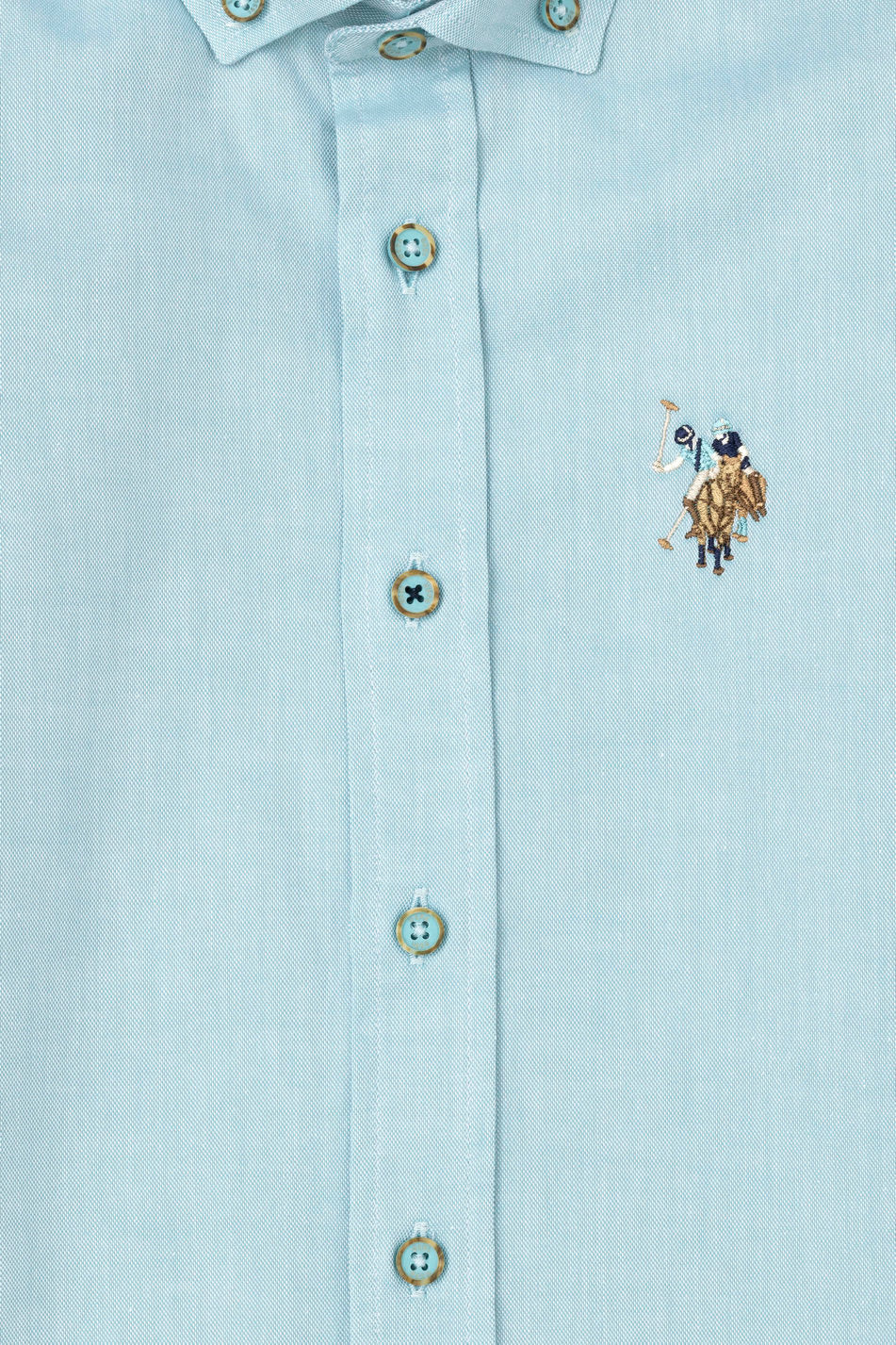 Button Down Shirt With Logo_G083SZ0040 1840451_VR090_03