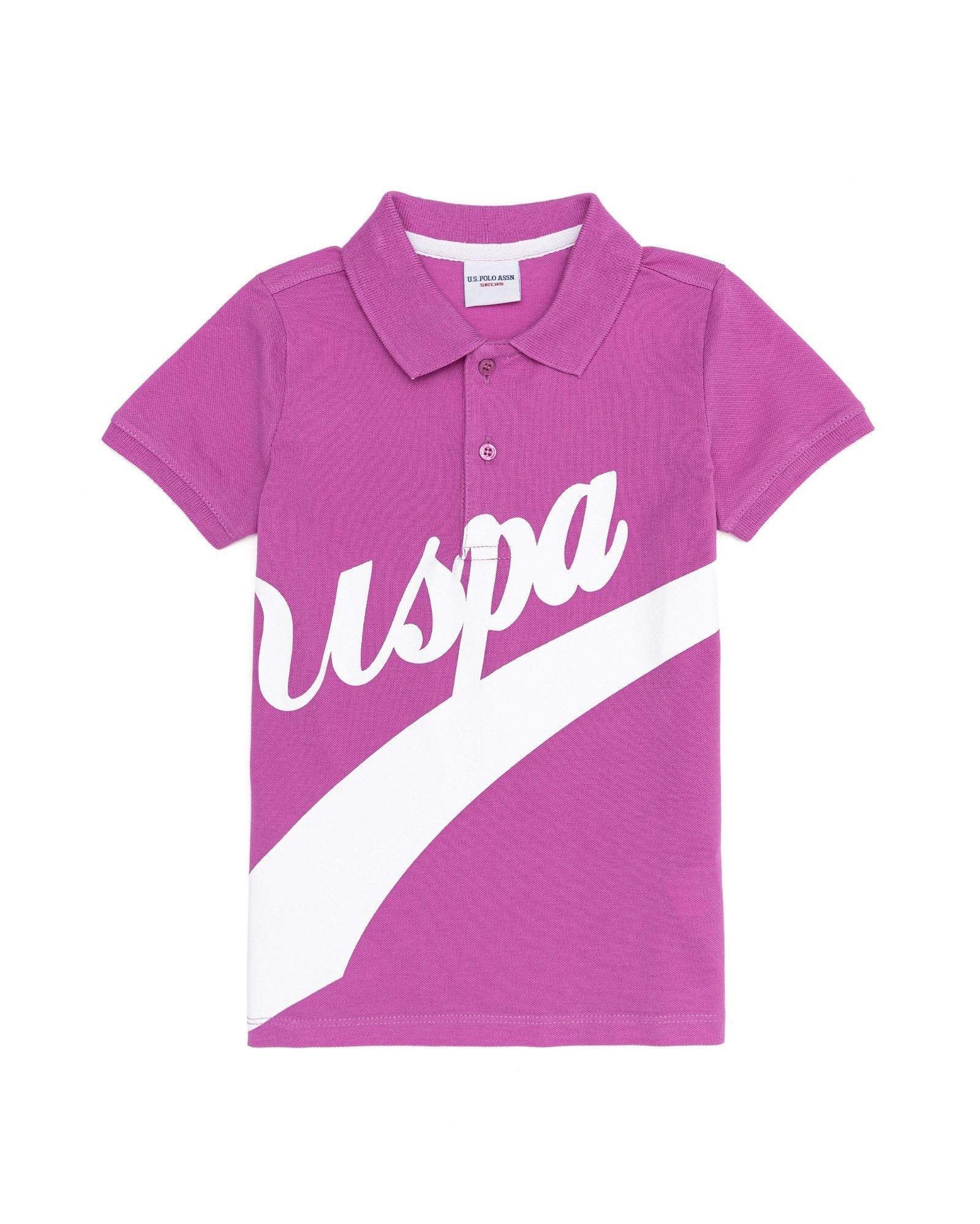 Mauve Polo Neck T-Shirt U.S. Polo Assn.