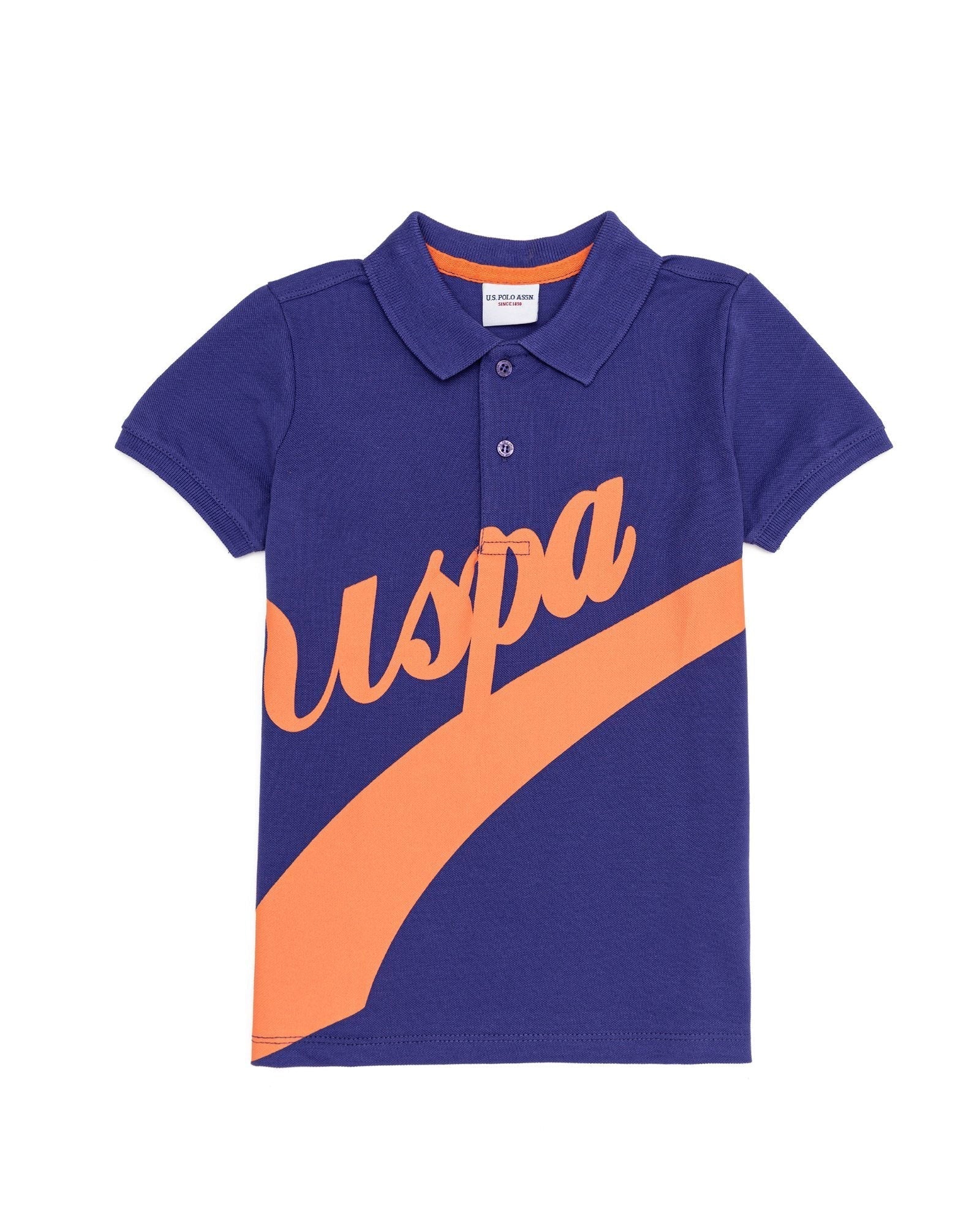 Blue Polo Neck T-Shirt U.S. Polo Assn.