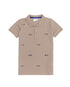 Beige Polo Neck T-Shirt U.S. Polo Assn.