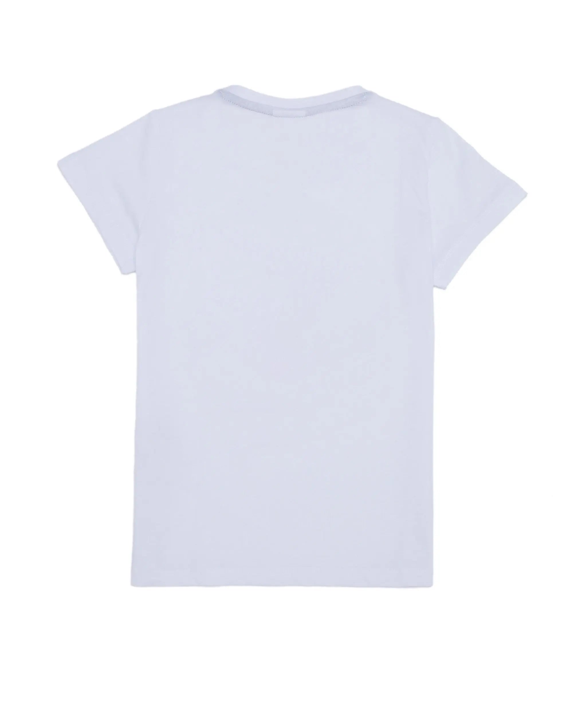 White Crew Neck T-Shirt - BEVAVA