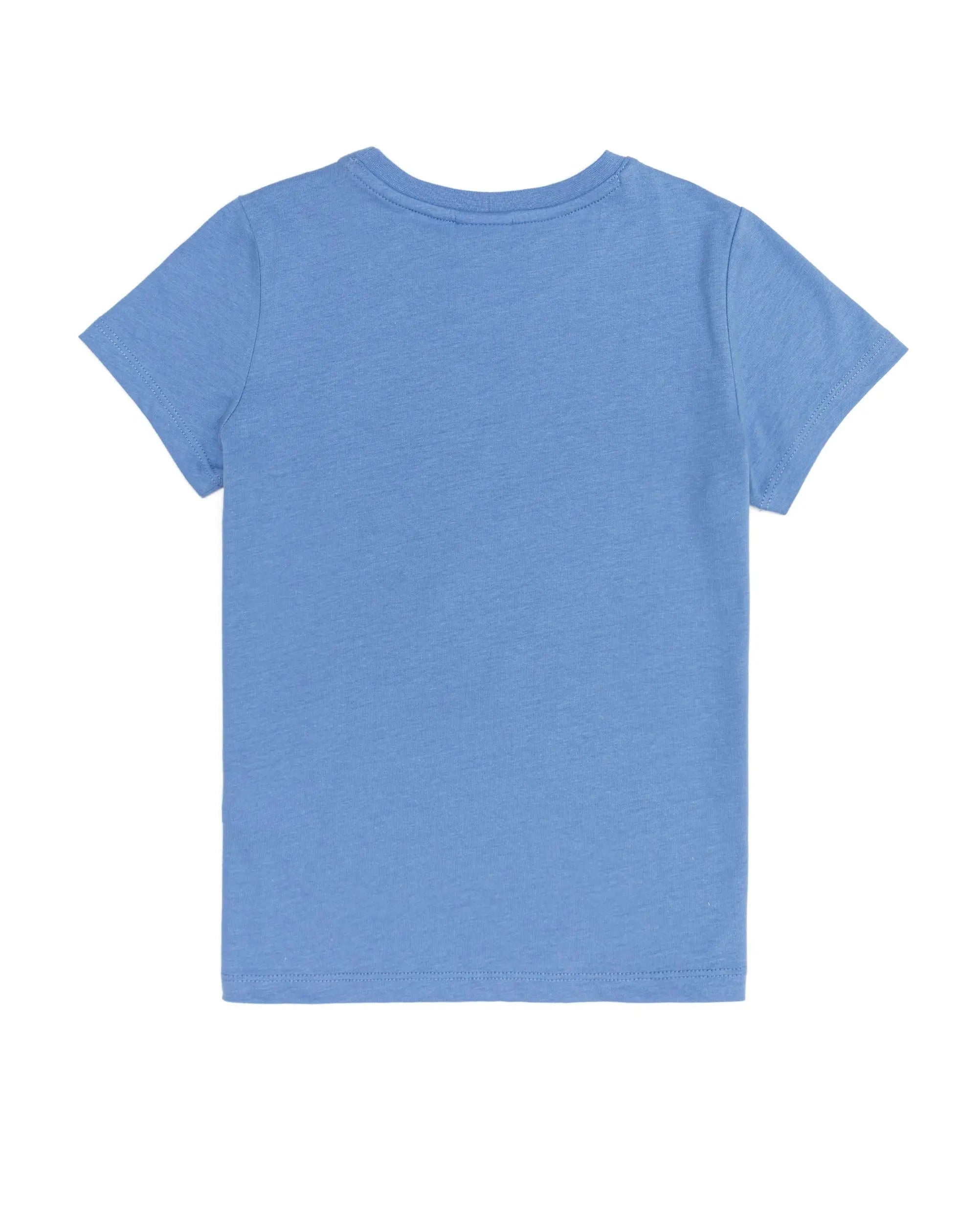 Light Blue Crew Neck T-Shirt - BEVAVA
