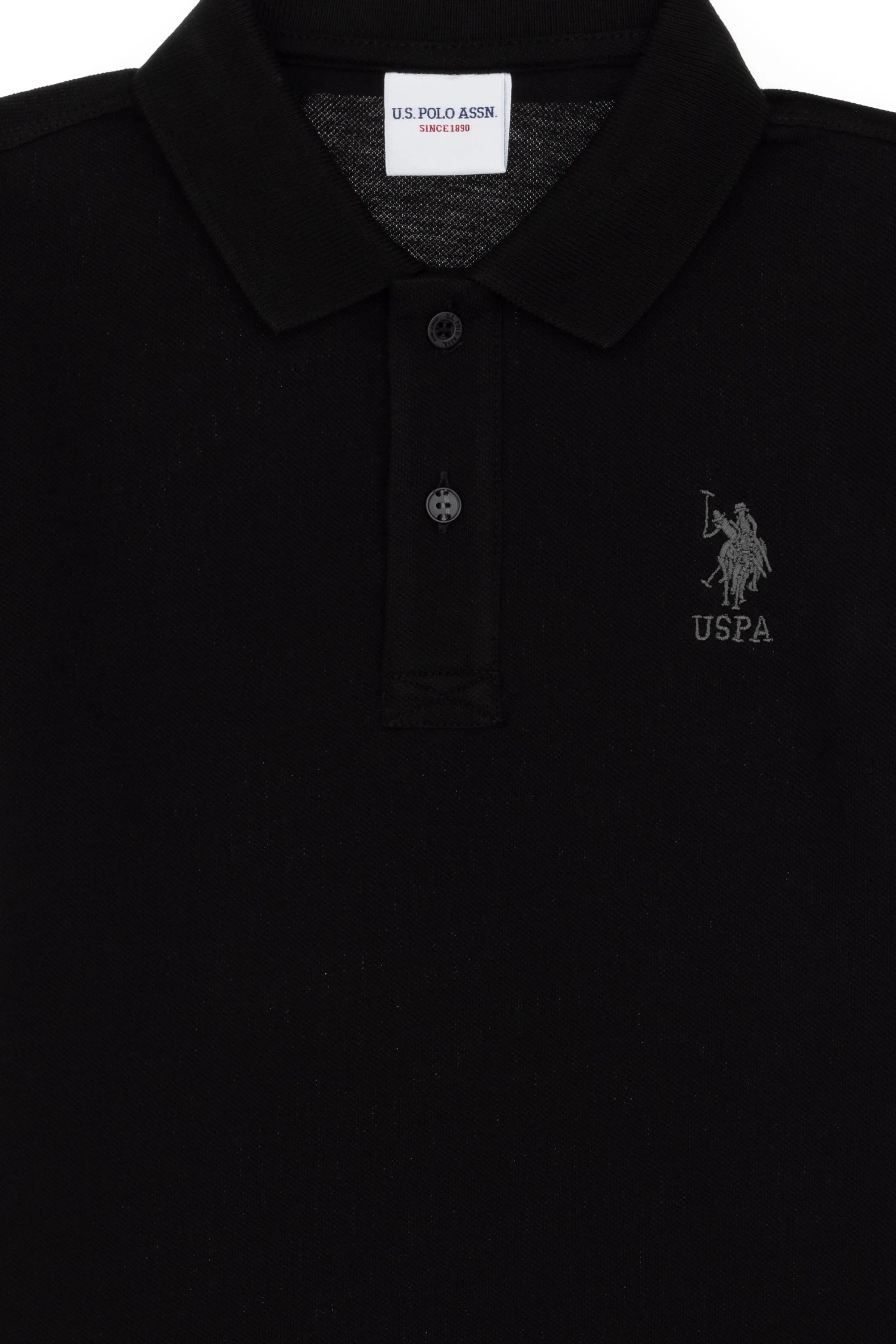 U.S. Polo Assn. Black Boys Black Polo Shirt SKU: G083SZ0110 2084894_VR046 Image 03