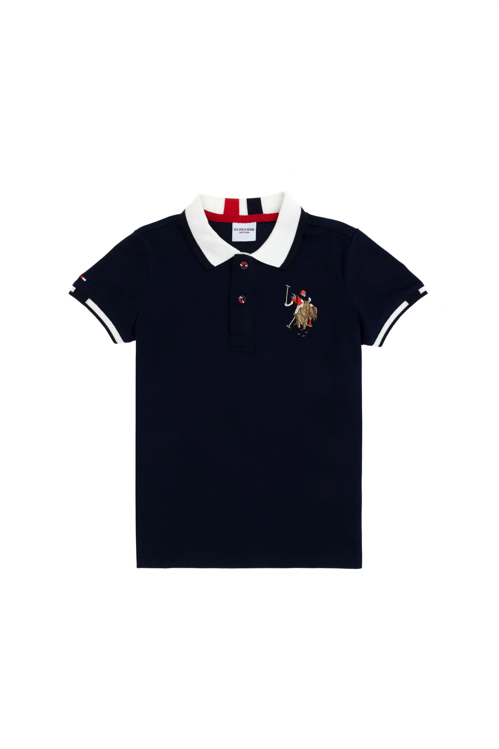 U.S. Polo Assn. Navy Blue Boys Navy Blue Polo Shirt SKU: G083SZ0110 2085099_VR033 Image 01