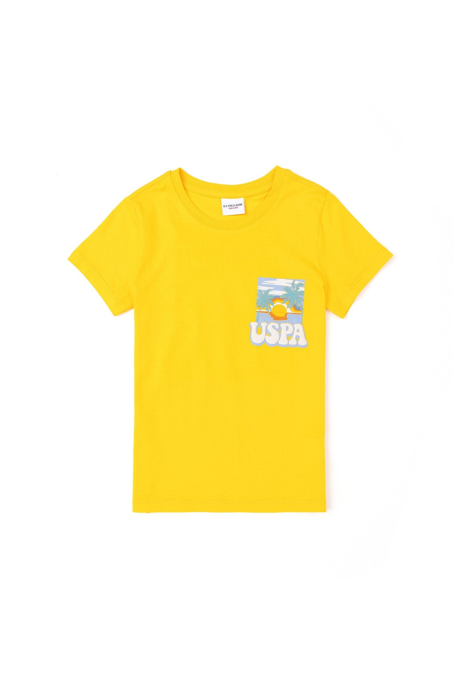 Yellow Graphic T-Shirt_G083SZ0110 1825571_VR043_01