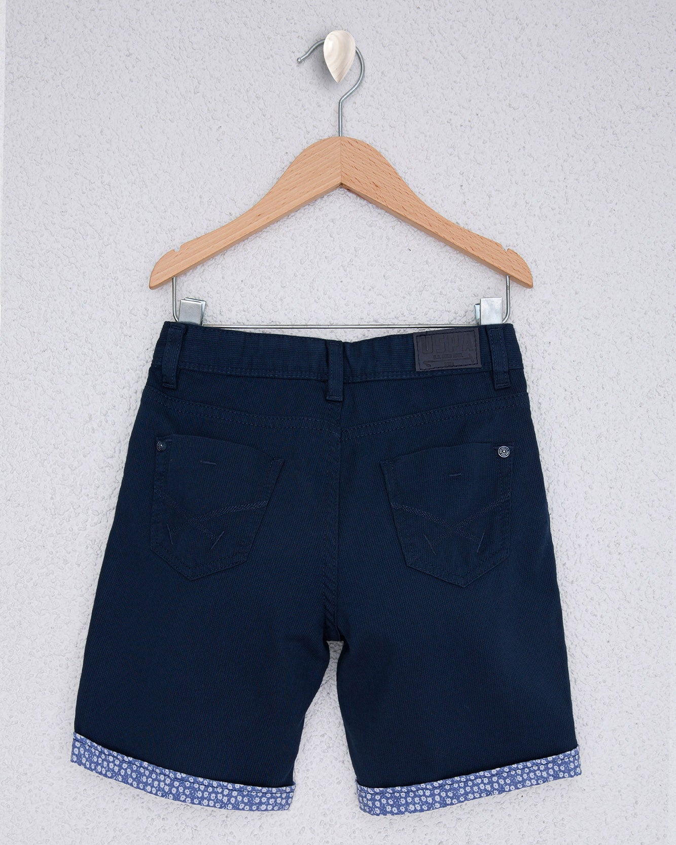 Dark Blue Woven Bermuda Capri U.S. Polo Assn.