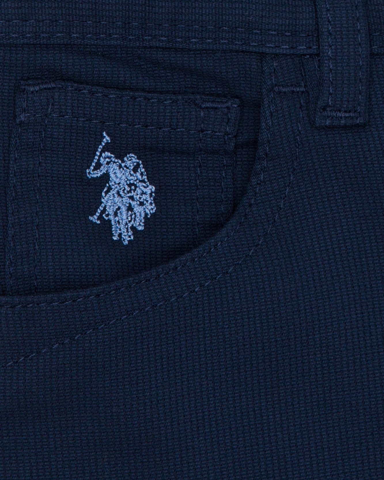 Dark Blue Woven Bermuda Capri U.S. Polo Assn.