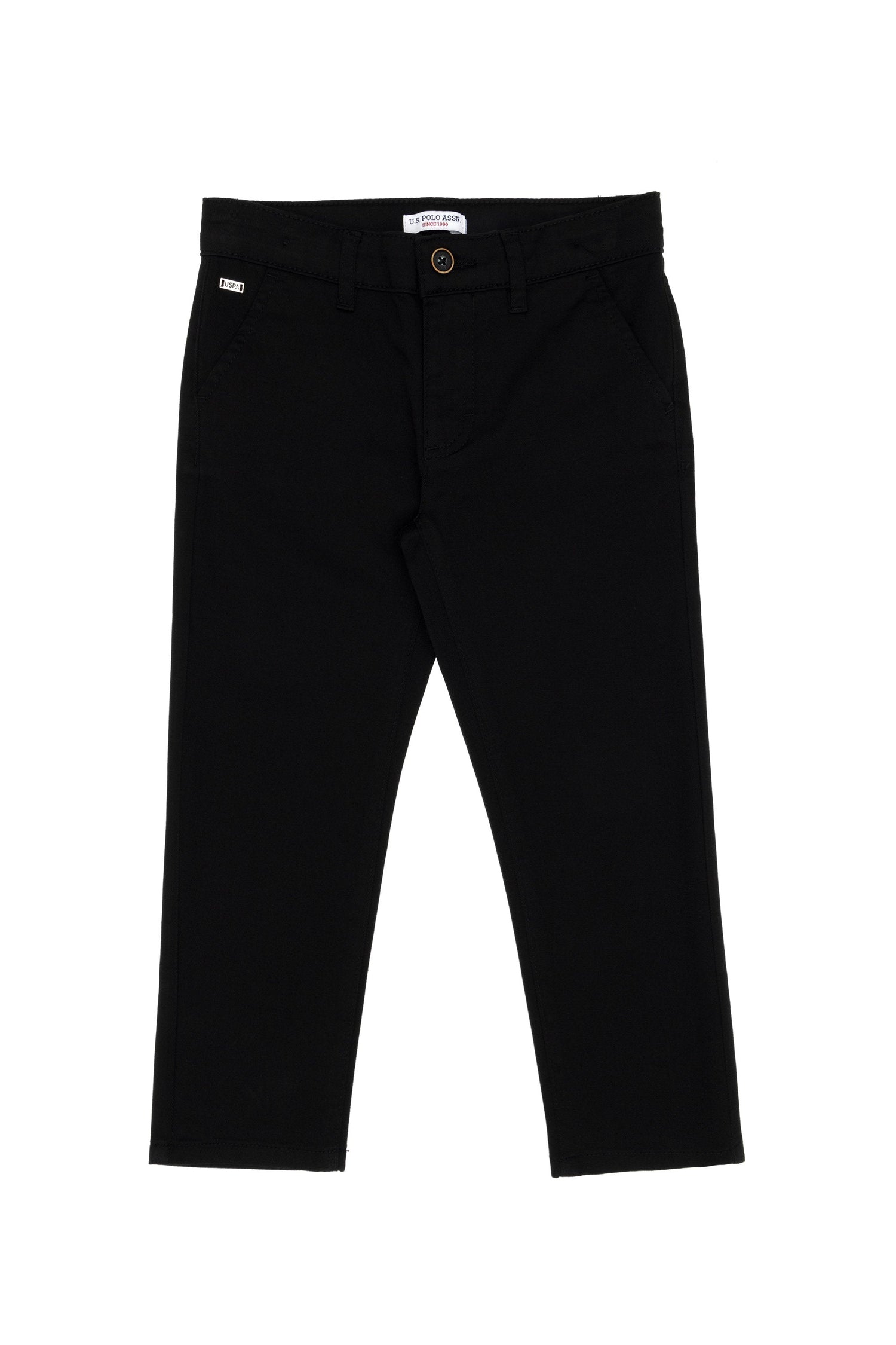 U.S. Polo Assn._Black Chino Trouser_G083SZ0780 2108860_VR046_02
