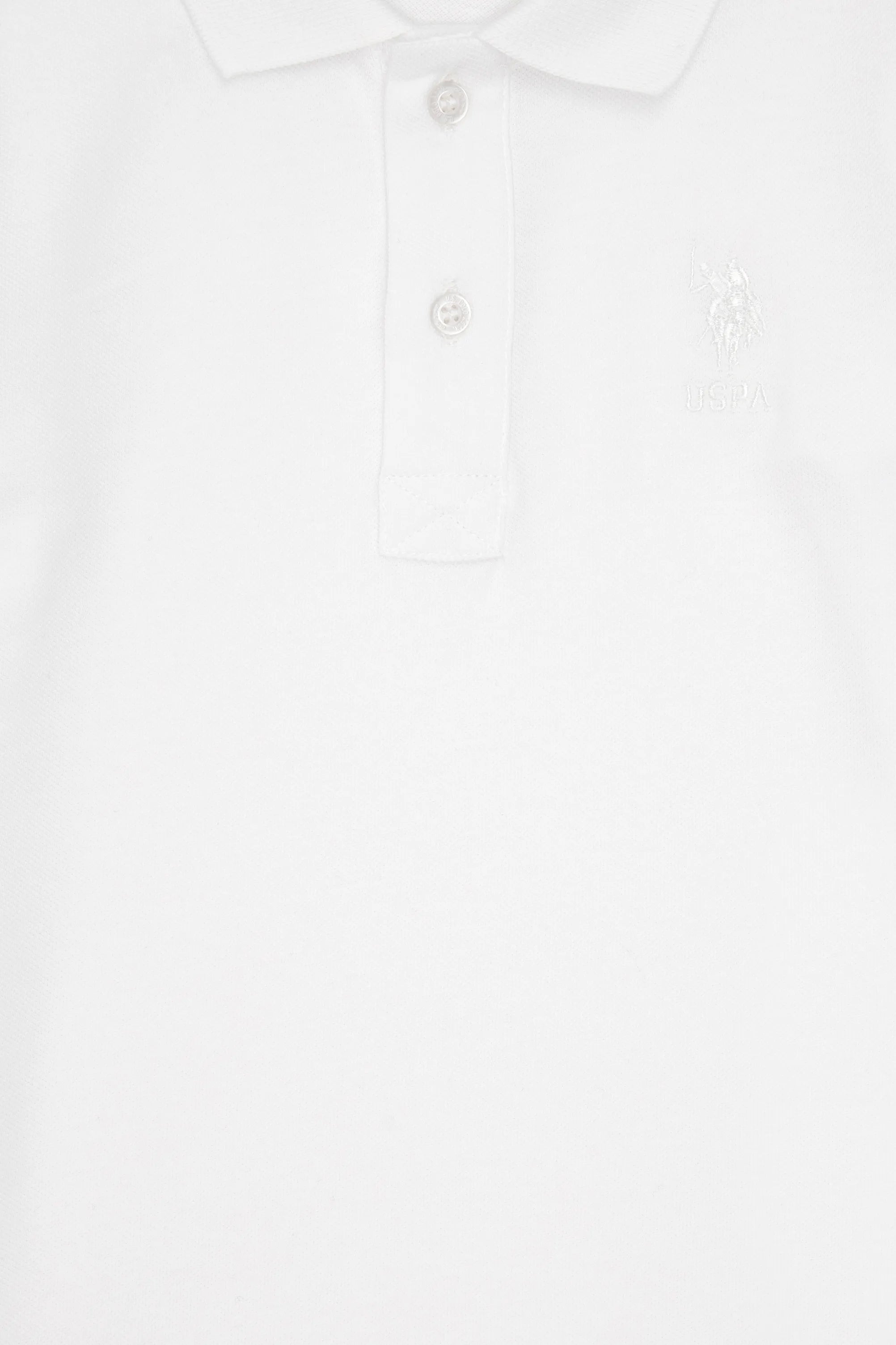 U.S. Polo Assn._White_White Long Sleeve Polo Shirt_G083SZ0820 1927680_VR013_04