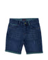 Blue Denim Bermuda Shorts - BEVAVA